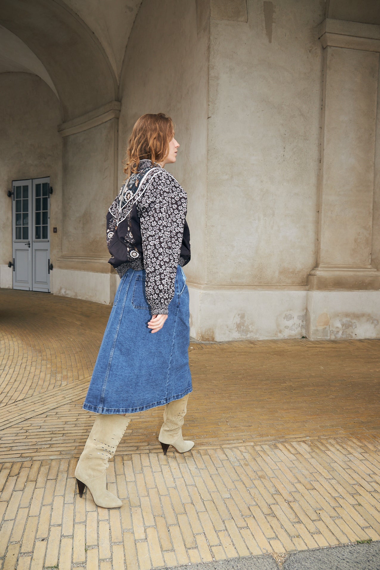 Lollys Laundry AbbeyLL Vest Skirt Mørkeblå