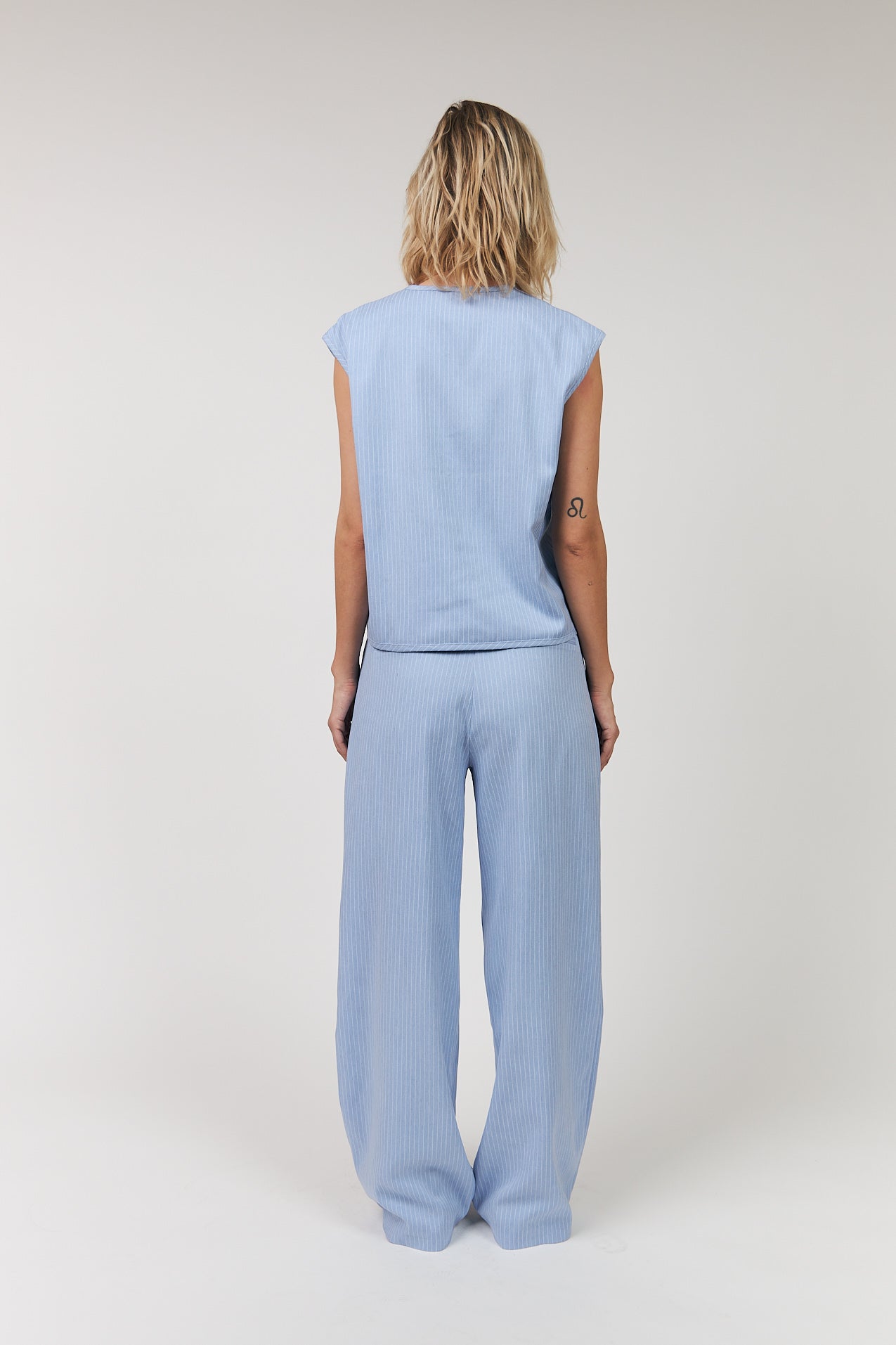 Lollys Laundry AbbeyLL Vest Vest 22 Light Blue