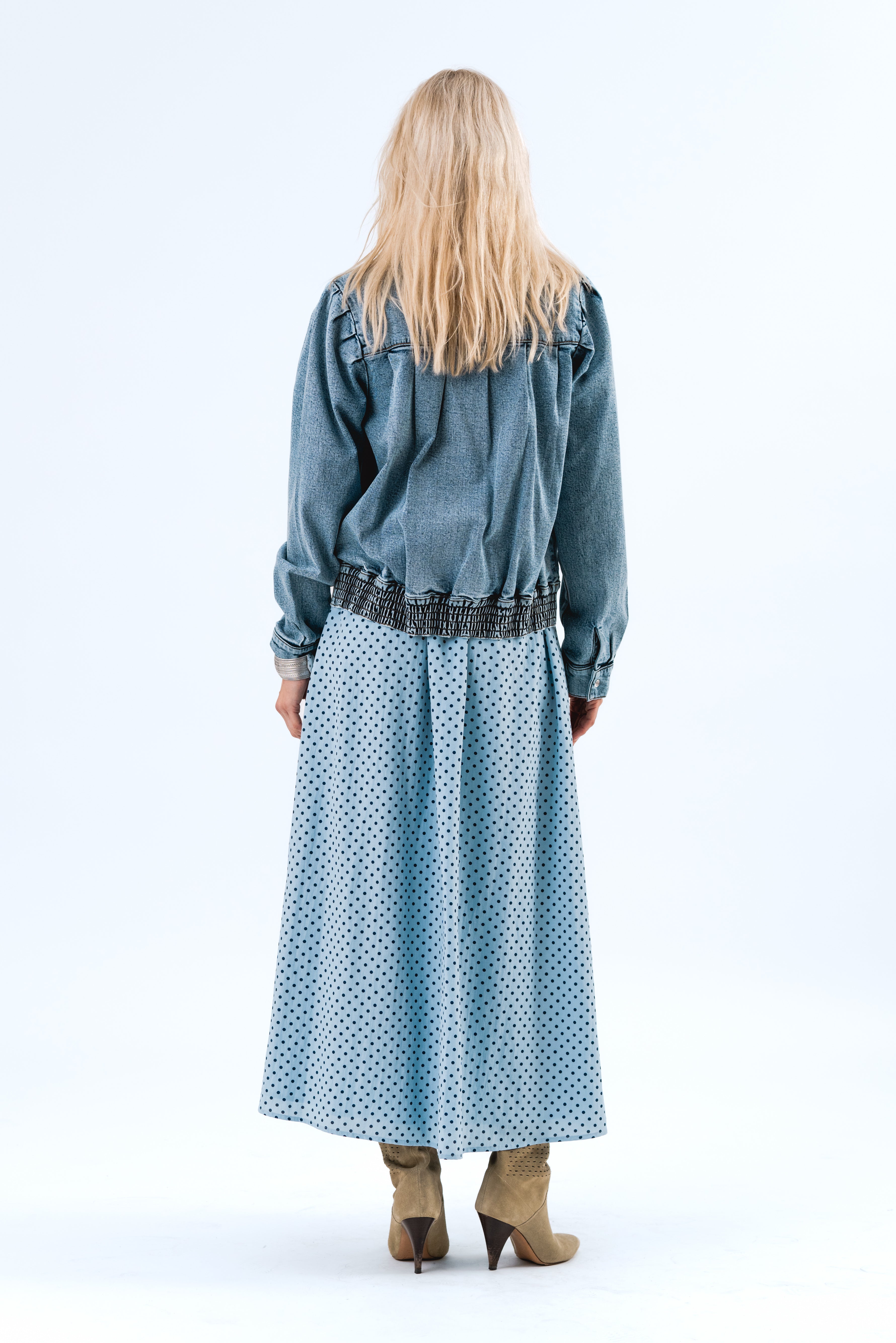 AkaneLL Maxi Nederdel - Light Blue