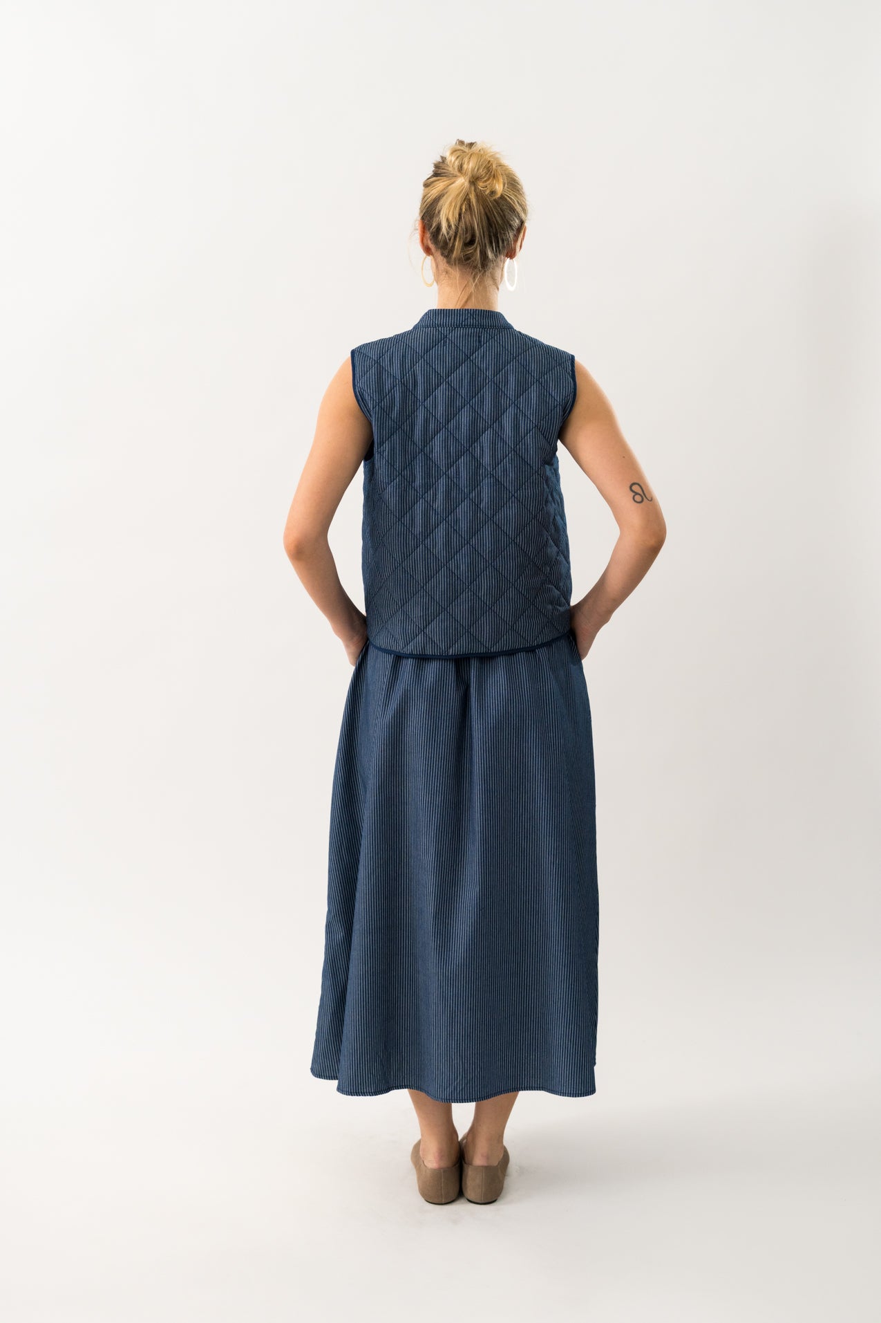 AkaneLL Maxi Skirt - Dark Blue