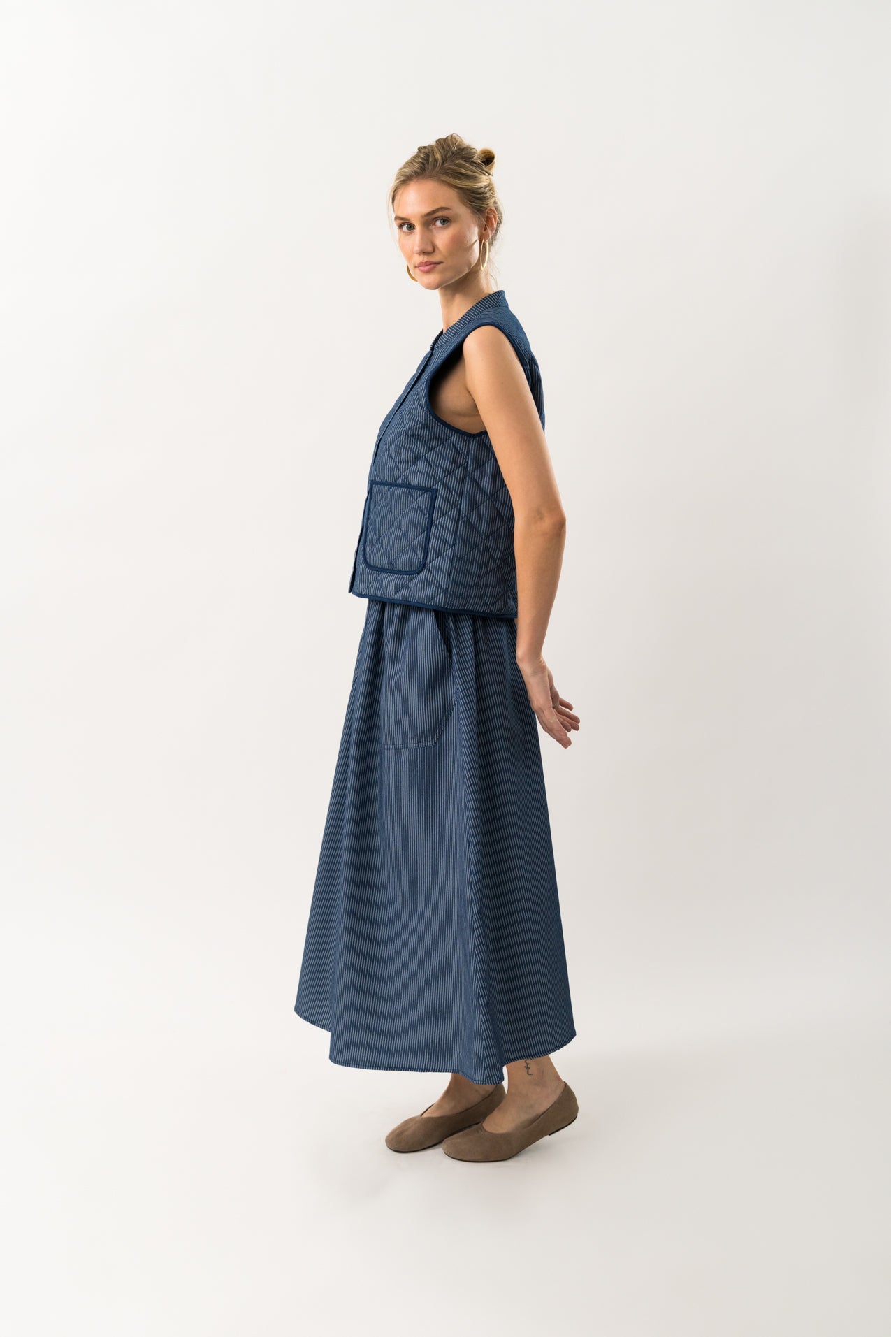 AkaneLL Maxi Skirt - Dark Blue