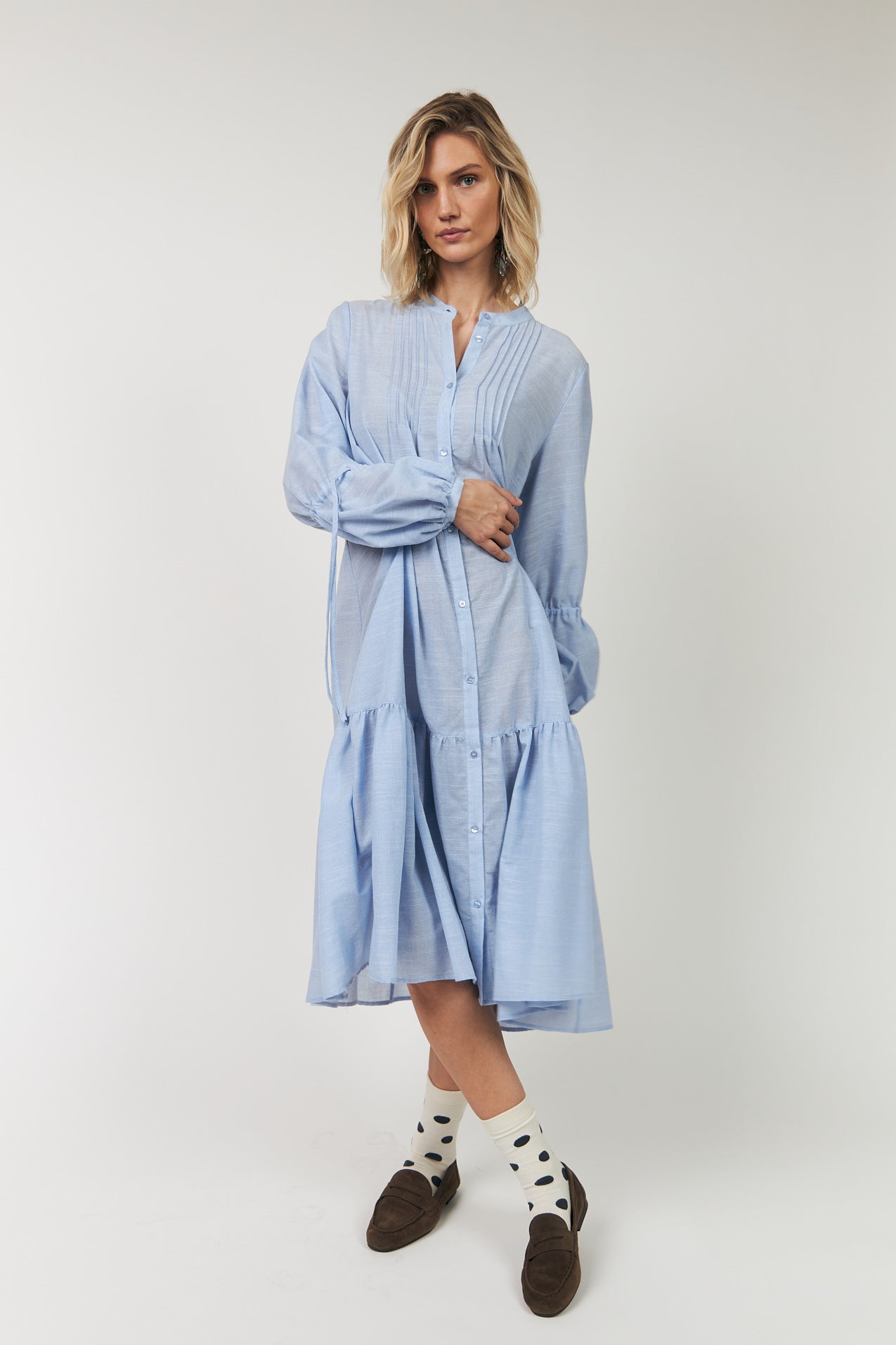 Lollys Laundry AlannaLL Maxi Kjole Dress 22 Light Blue