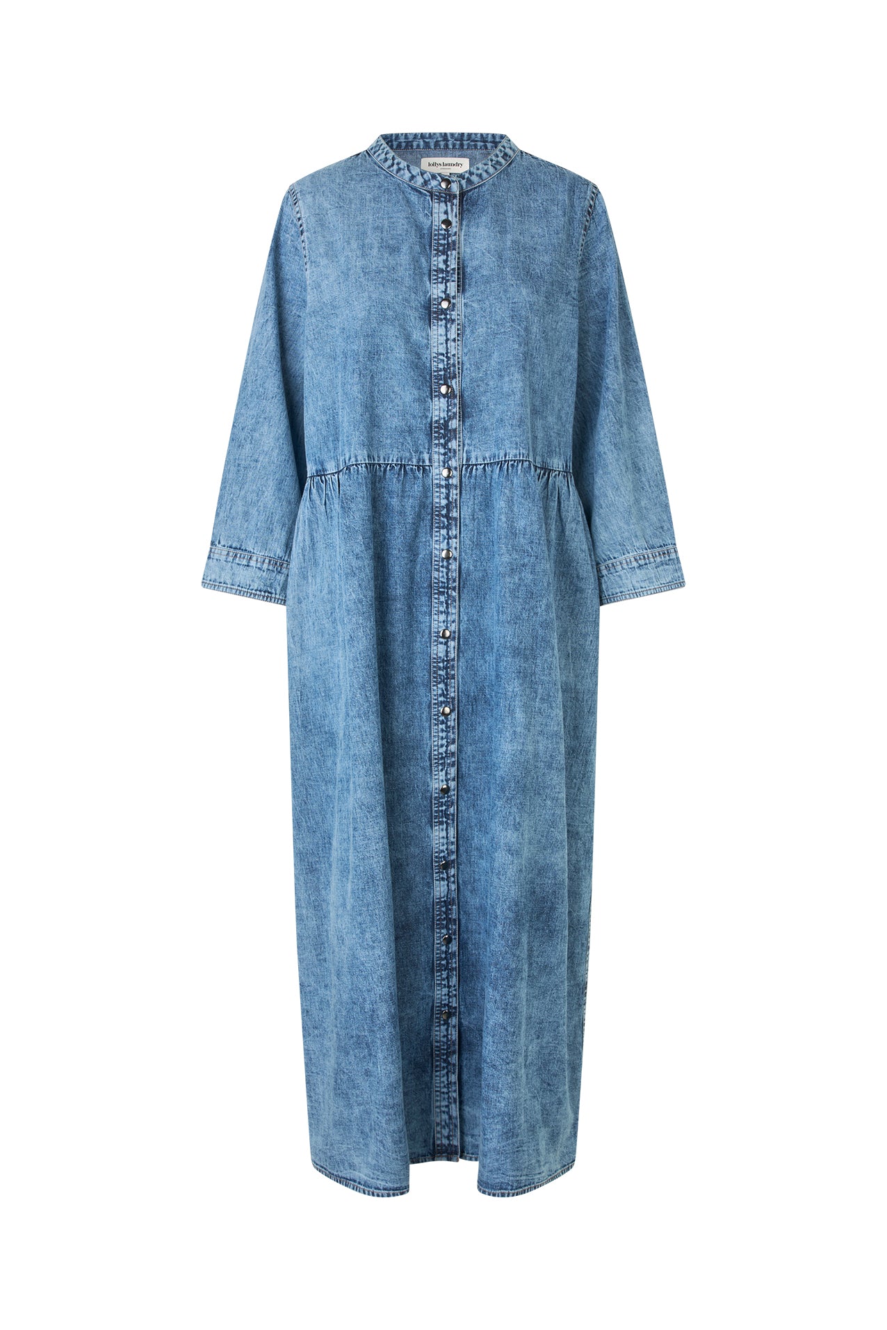 Lollys Laundry AliyaLL Maxi Kjole Dress 100 Washed Denim