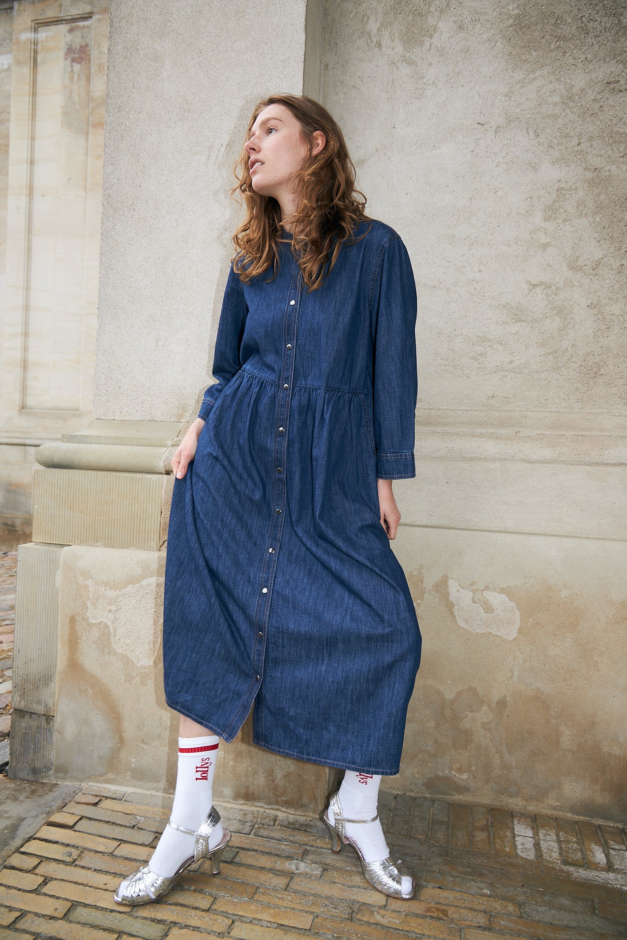 Lollys Laundry AliyaLL Maxi Kjole Dress Mørkeblå