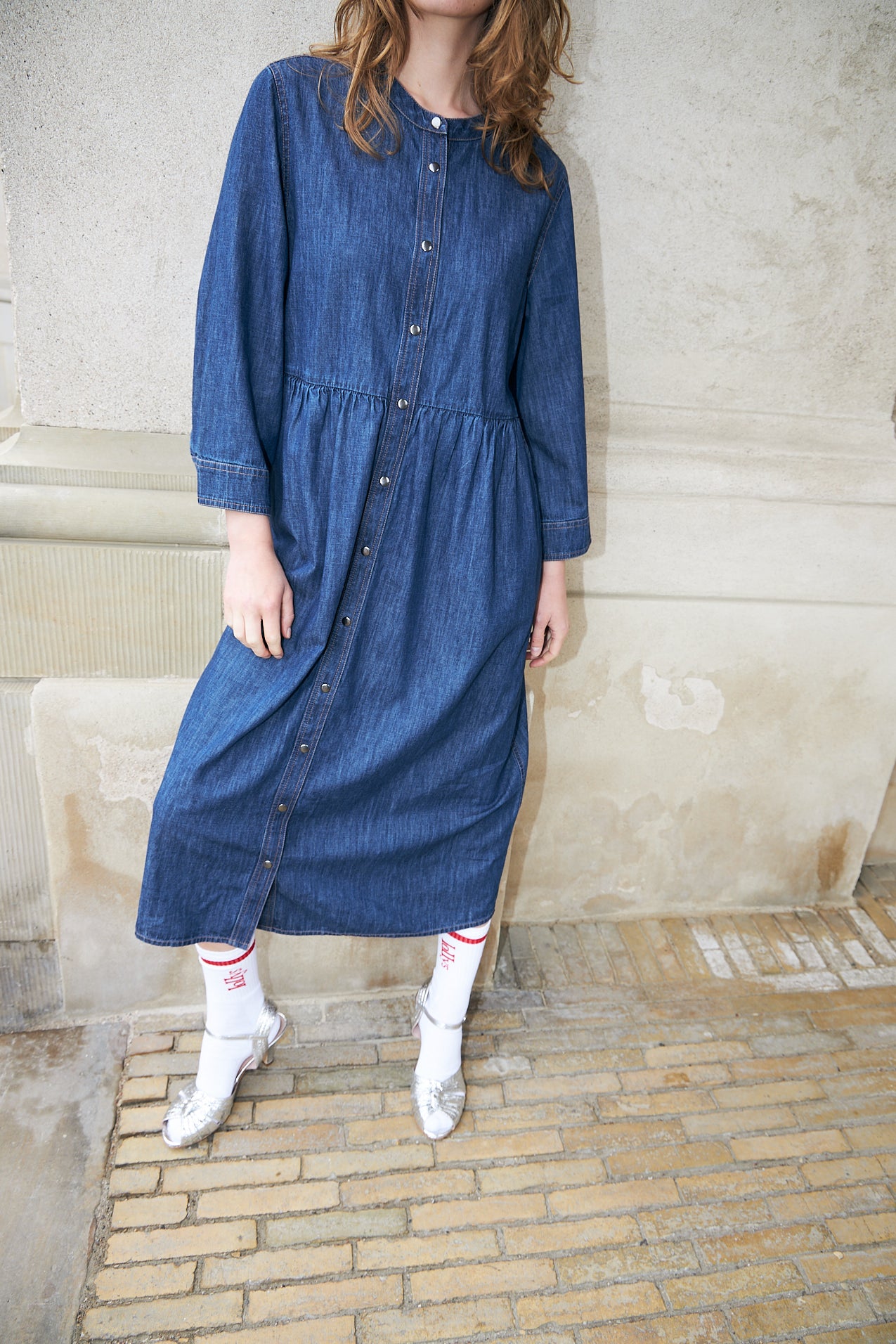 Lollys Laundry AliyaLL Maxi Kjole Dress Mørkeblå