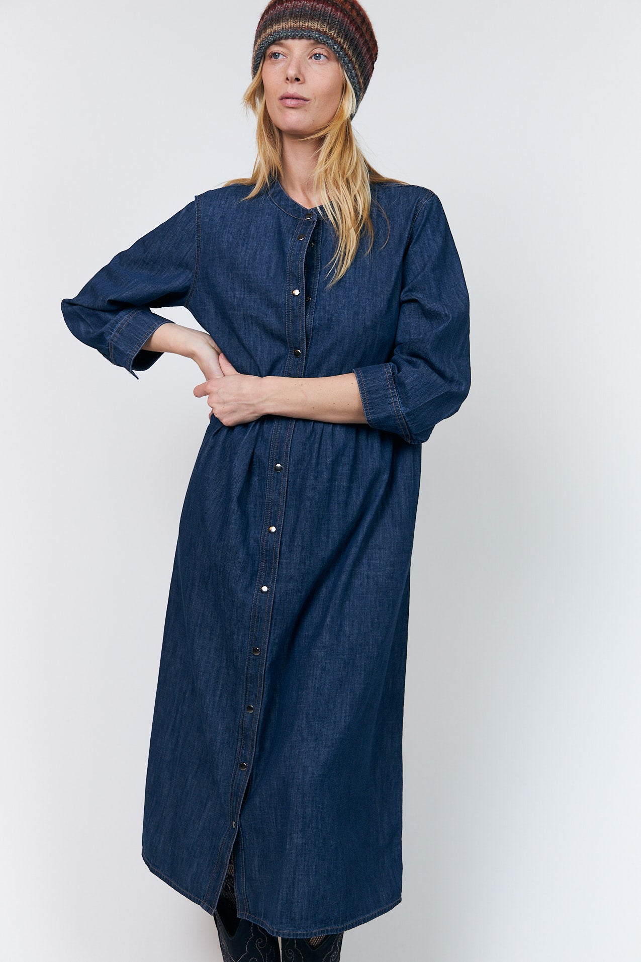 Lollys Laundry AliyaLL Maxi Kjole Dress Mørkeblå