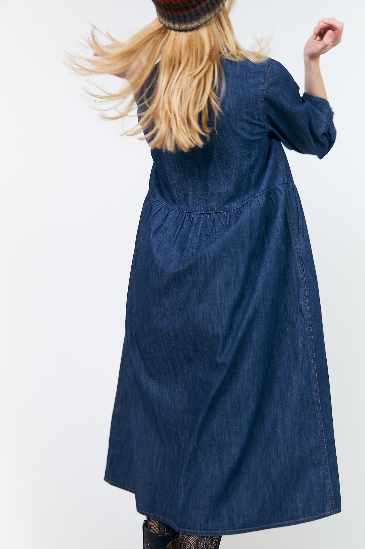 Lollys Laundry AliyaLL Maxi Kjole Dress Mørkeblå