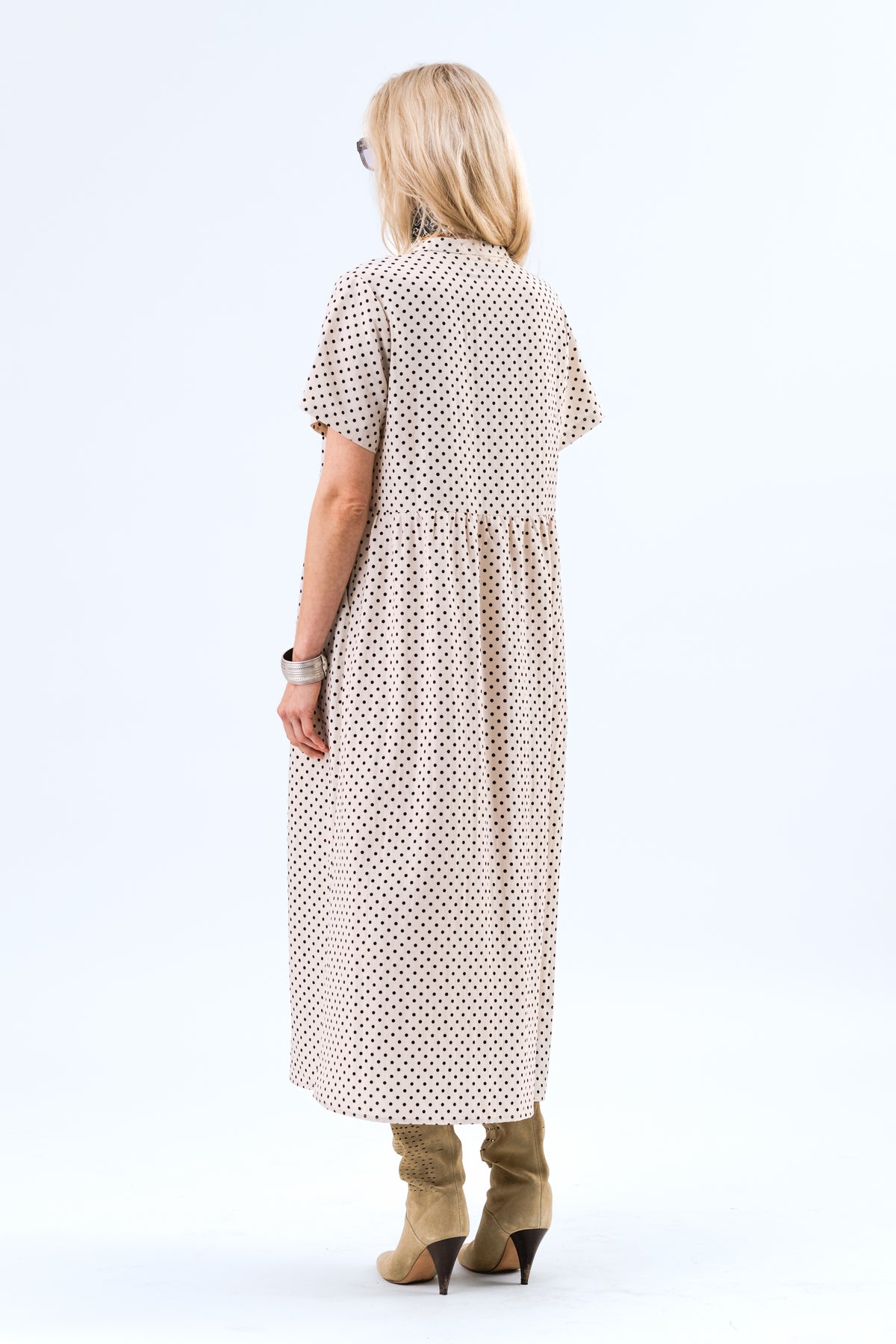 Lollys Laundry AliyaLL Midi Kjole Dress Creme