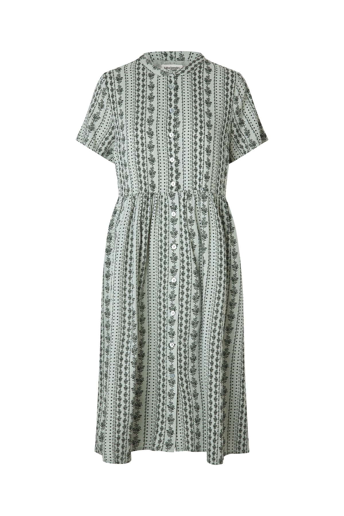 Lollys Laundry AliyaLL Midi Kjole Dress Støvet grøn