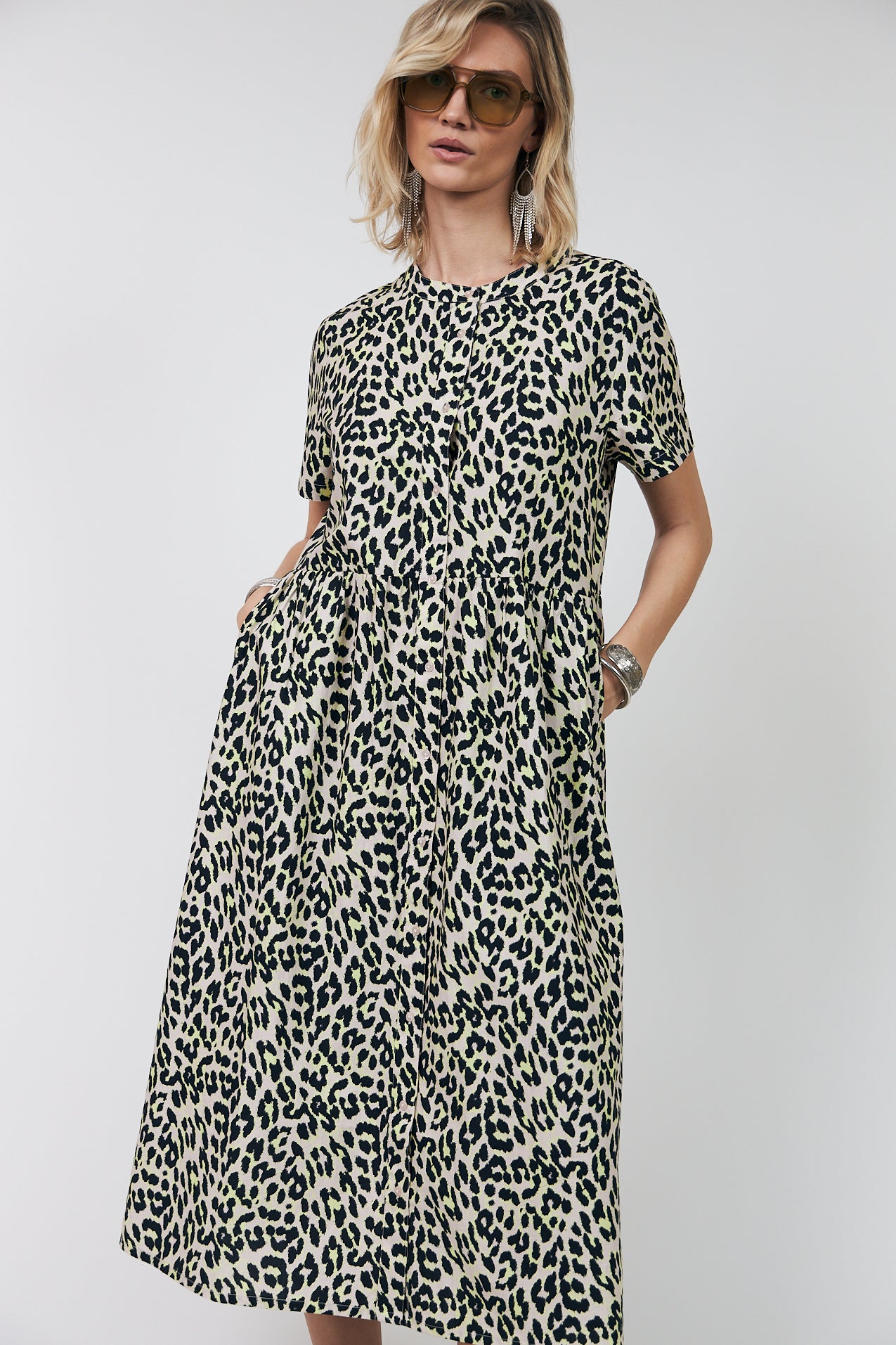 AliyaLL Midi Kjole - Yellow