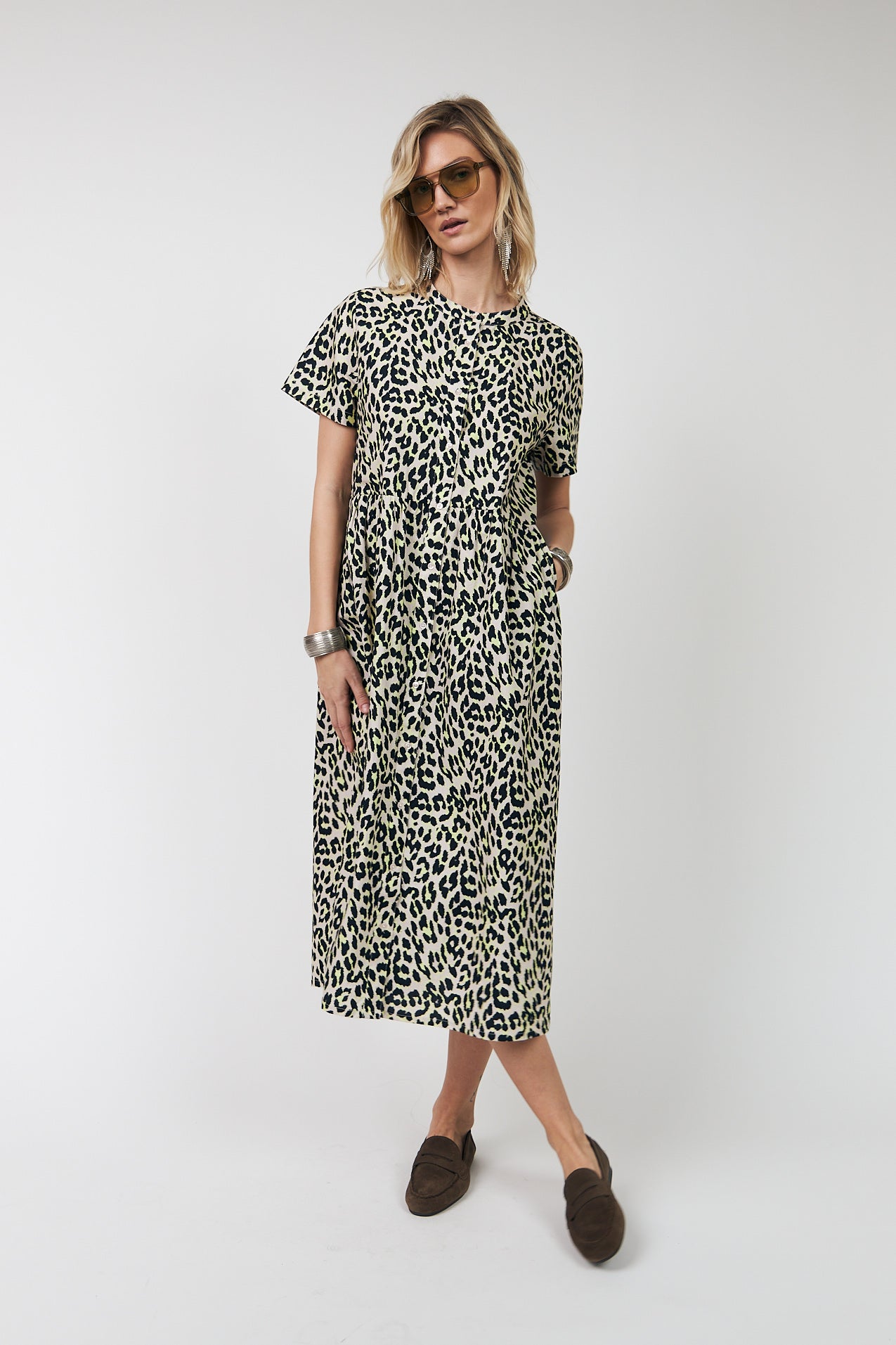 AliyaLL Midi Kjole - Yellow