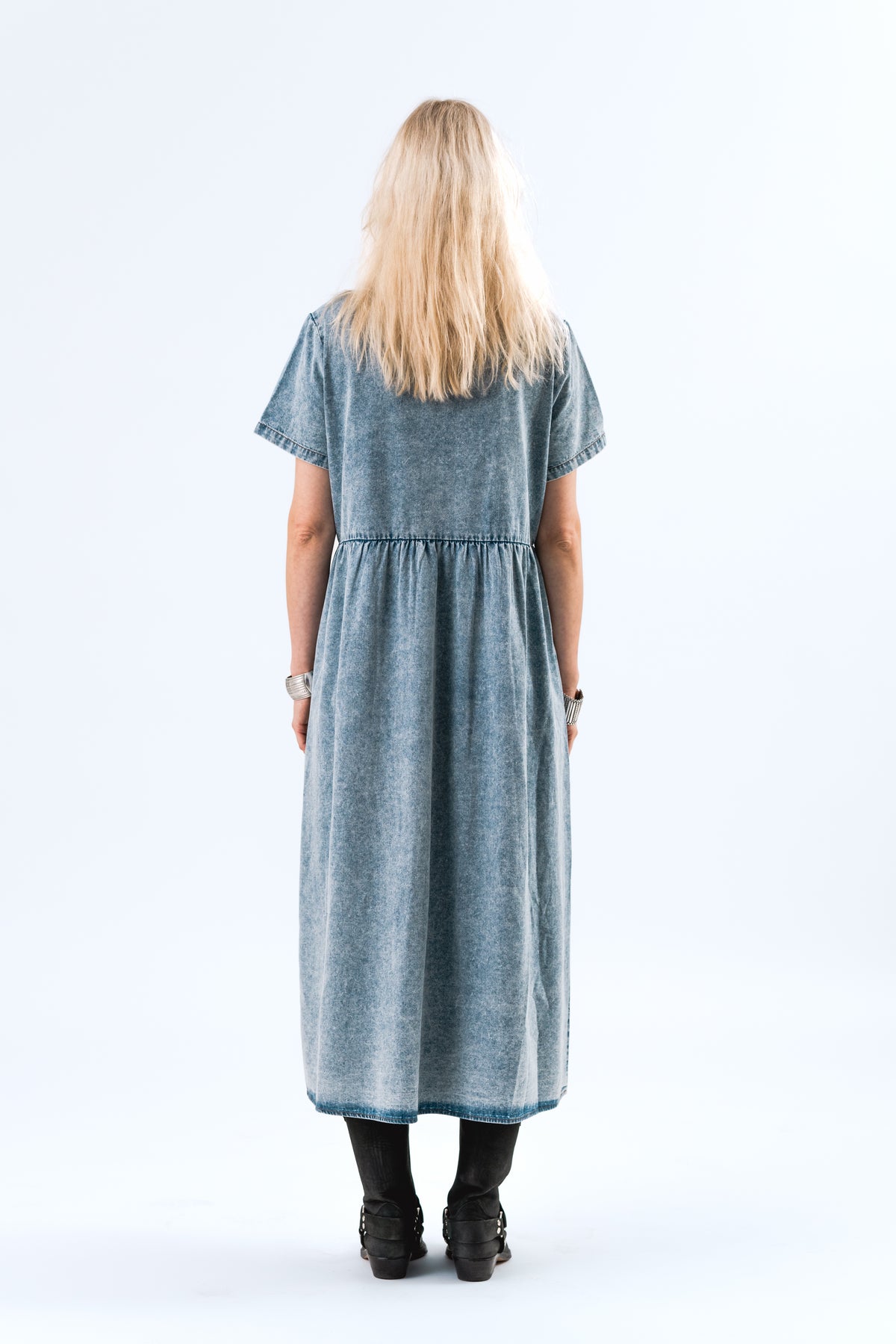 Lollys Laundry AliyaLl Maxi Kjole Dress Blå denim