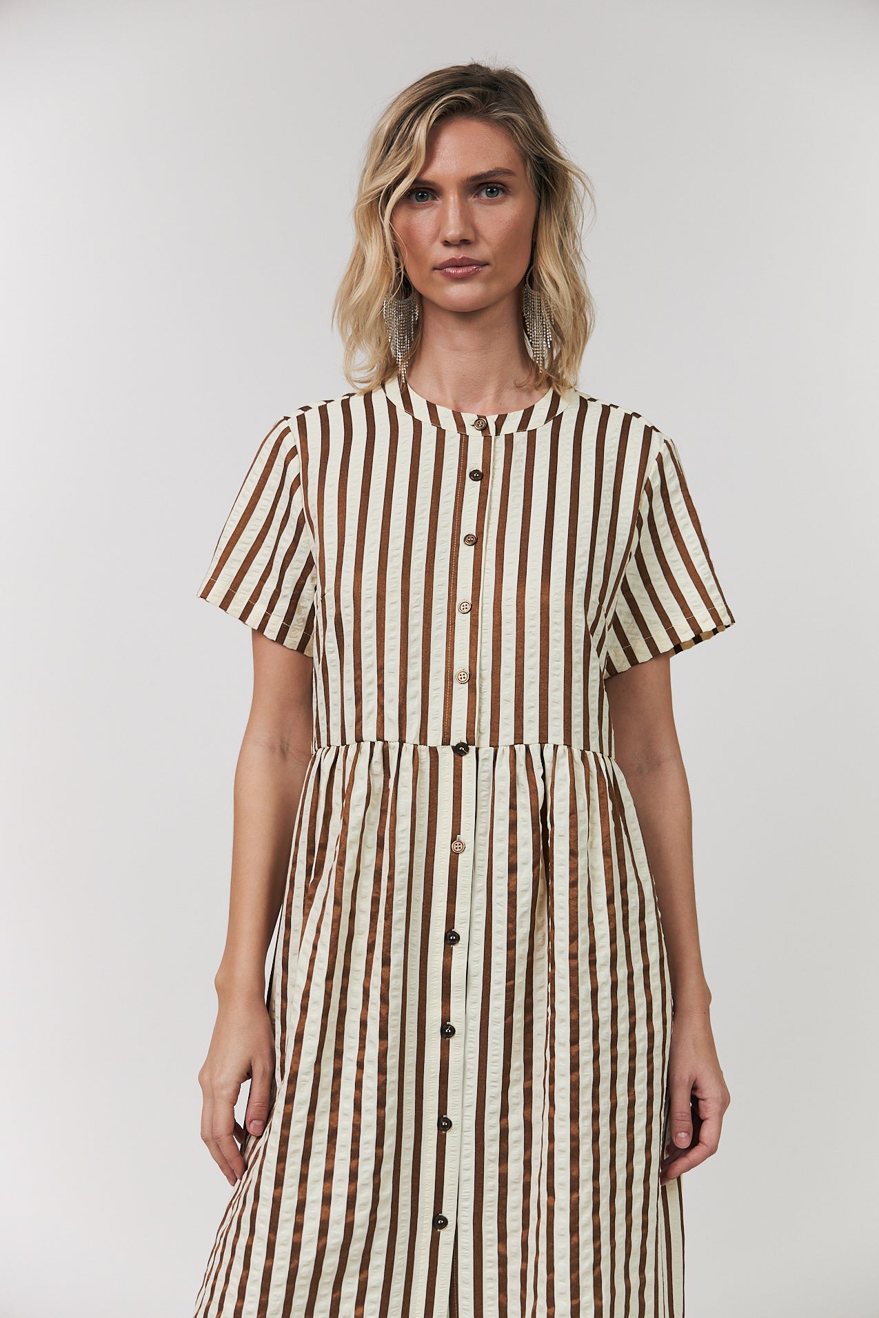 AliyaLl Midi Kjole - Dark Mokka