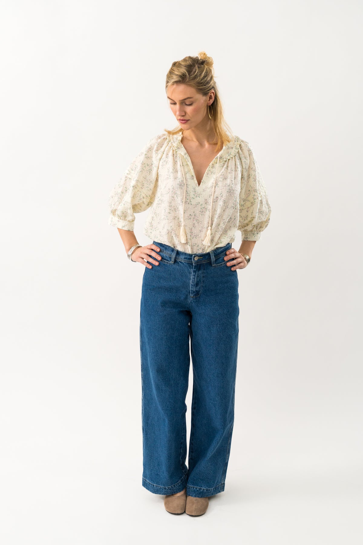 Lollys Laundry AlviLL Bluse Blouse Creme