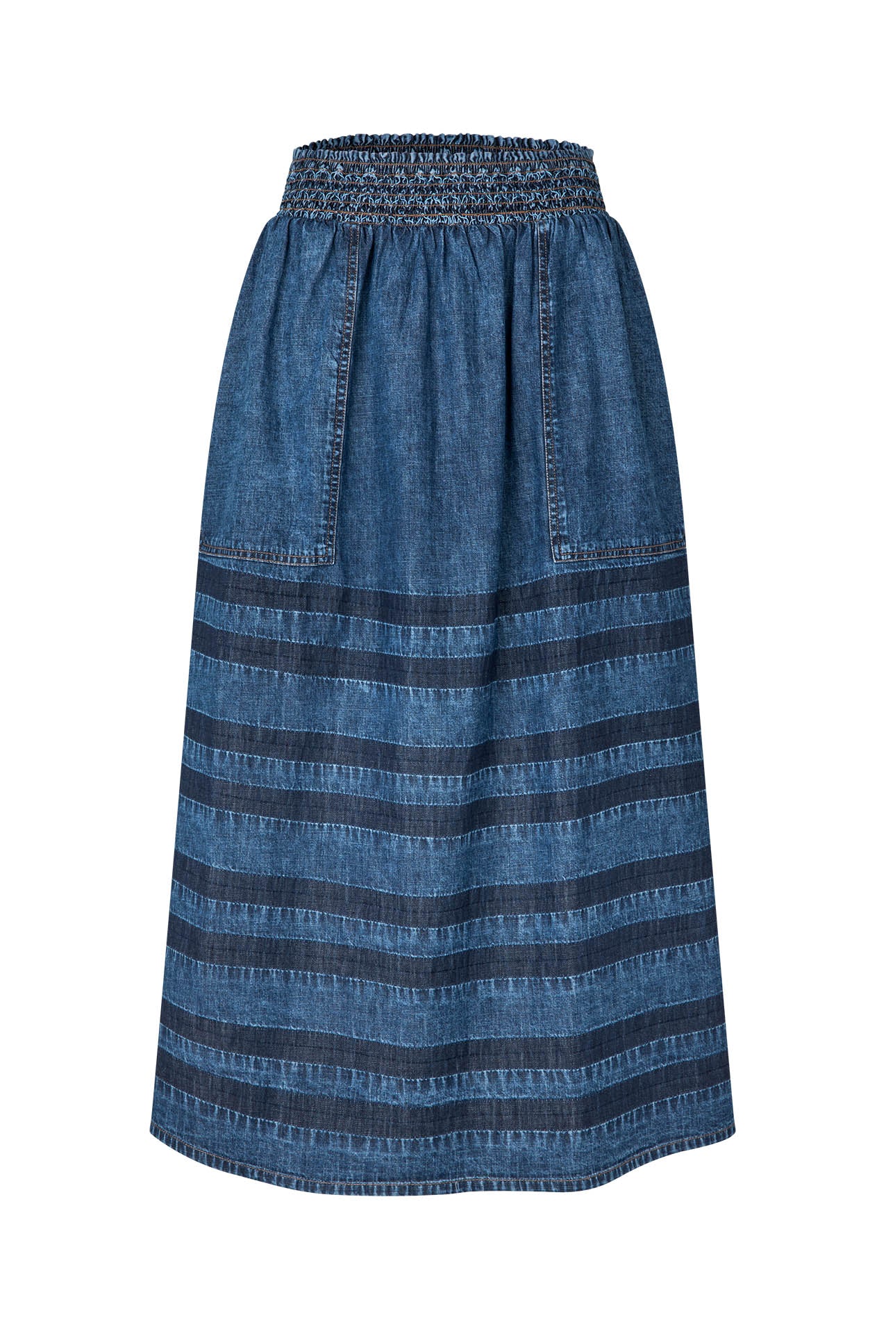 Lollys Laundry AmondLL Maxi Nederdel Skirt Blå