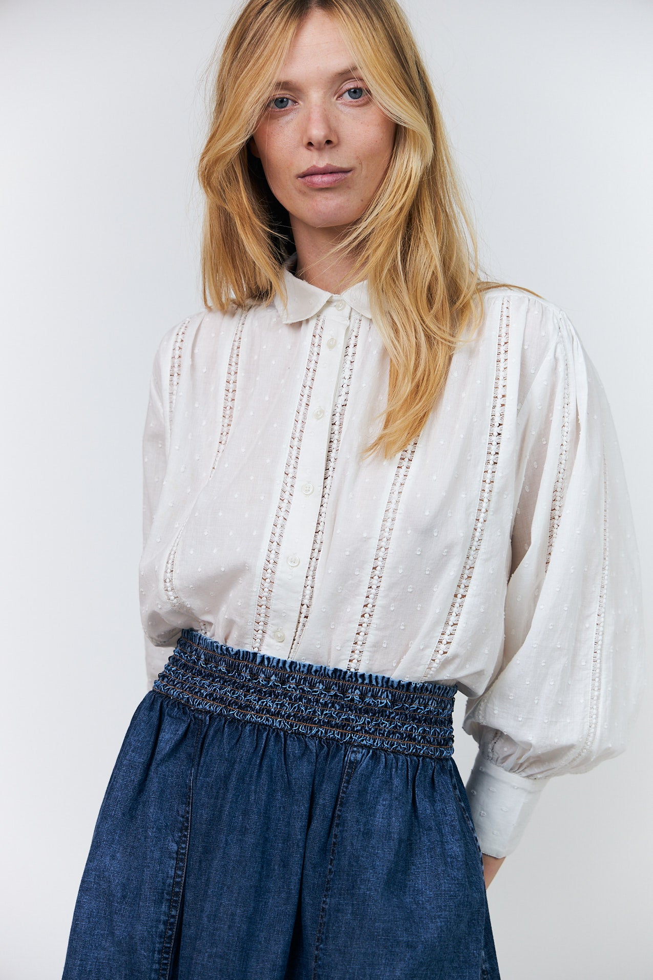Lollys Laundry AmondLL Maxi Nederdel Skirt Blå