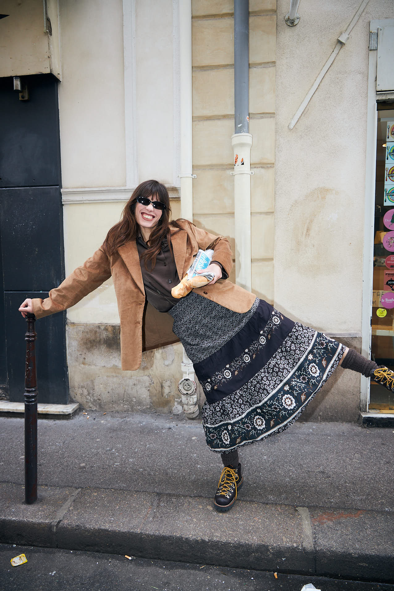 Lollys Laundry AmondLL Midi Nederdel Skirt Mørkebrun