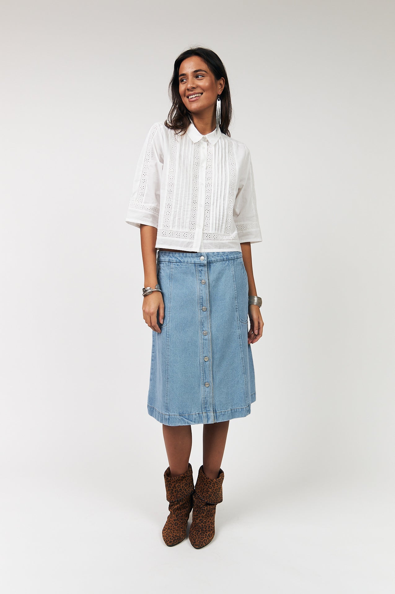 Lollys Laundry AmoraLL Skjorte Shirt 02 Creme