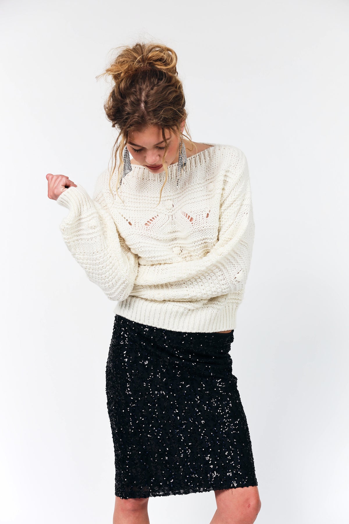Lollys Laundry AnnaLL kort Nederdel Skirt Sort