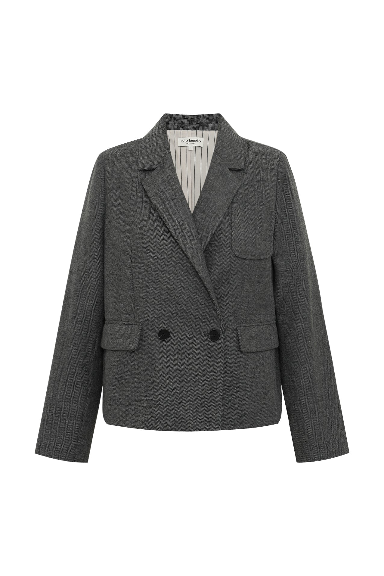 Lollys Laundry AntonellaLL kort Blazer Blazer Mørkegrå melange
