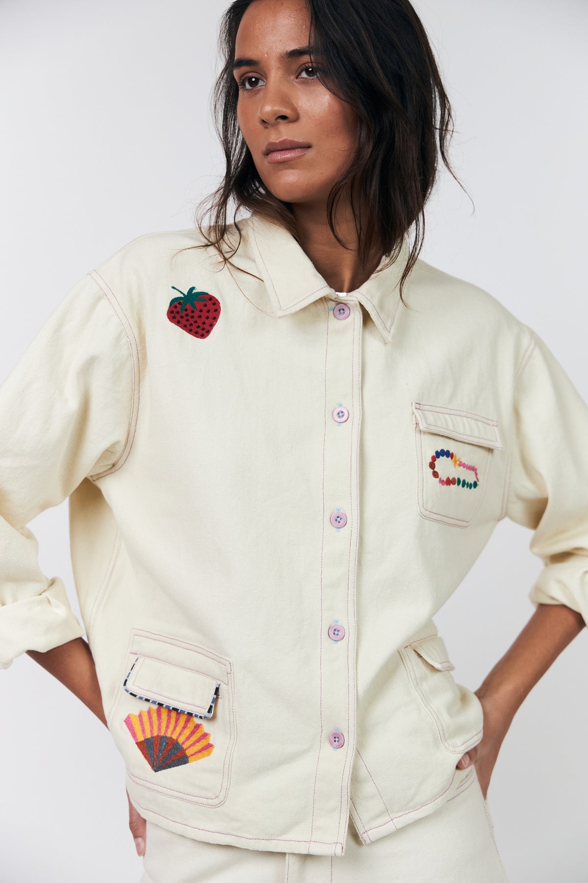 Lollys Laundry AprilLL Jakke Jacket Creme