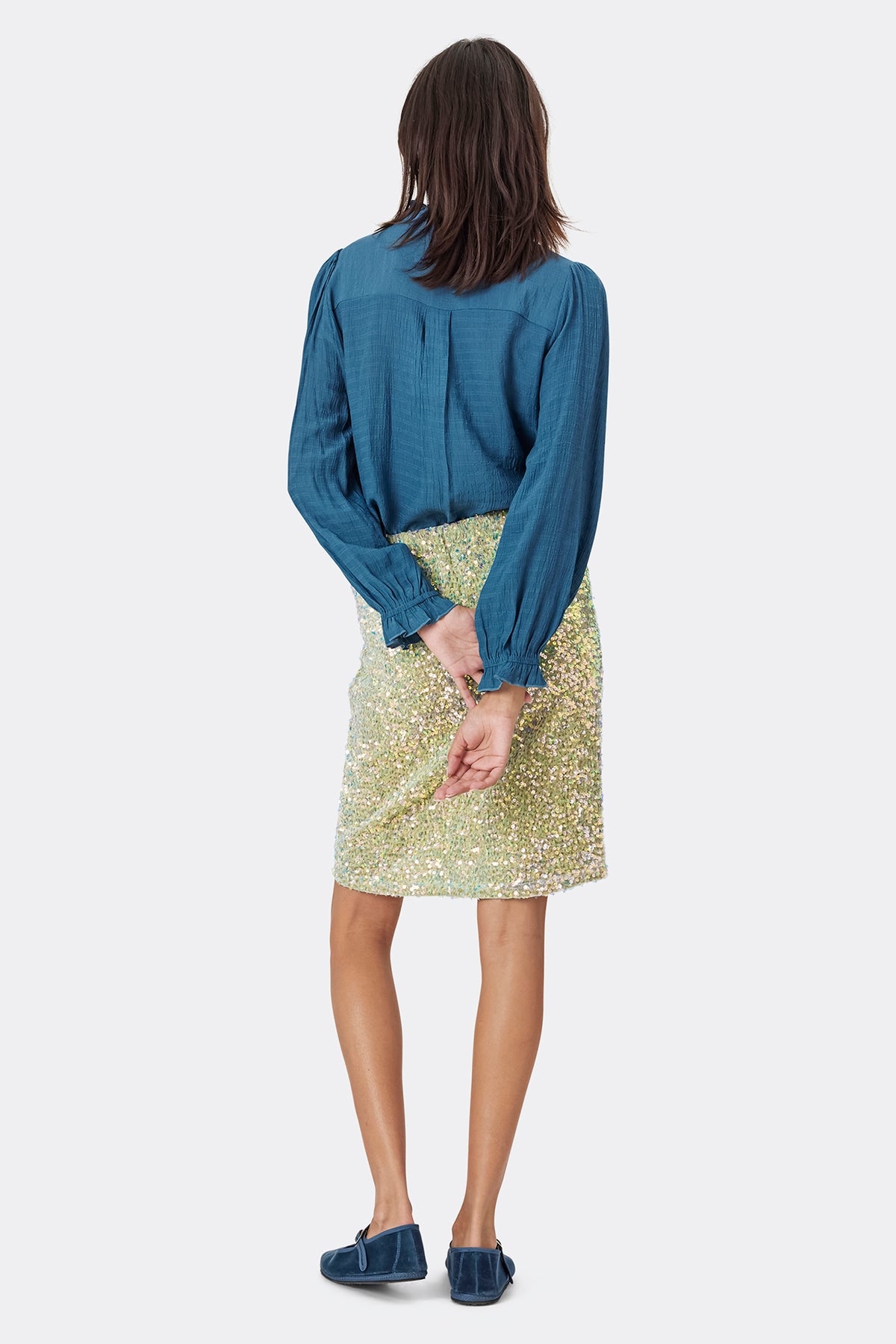 Lollys Laundry ArielLL Shirt LS Shirt Mørkeblå