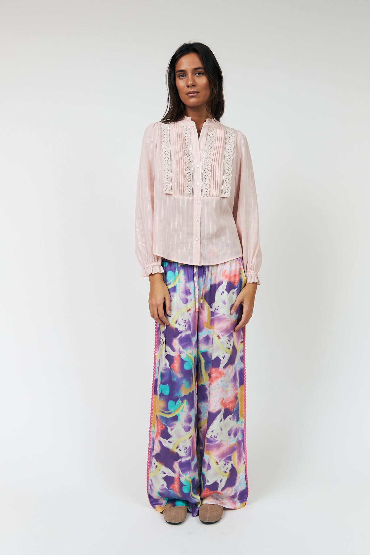 Lollys Laundry ArielLL Skjorte Shirt Lyserød