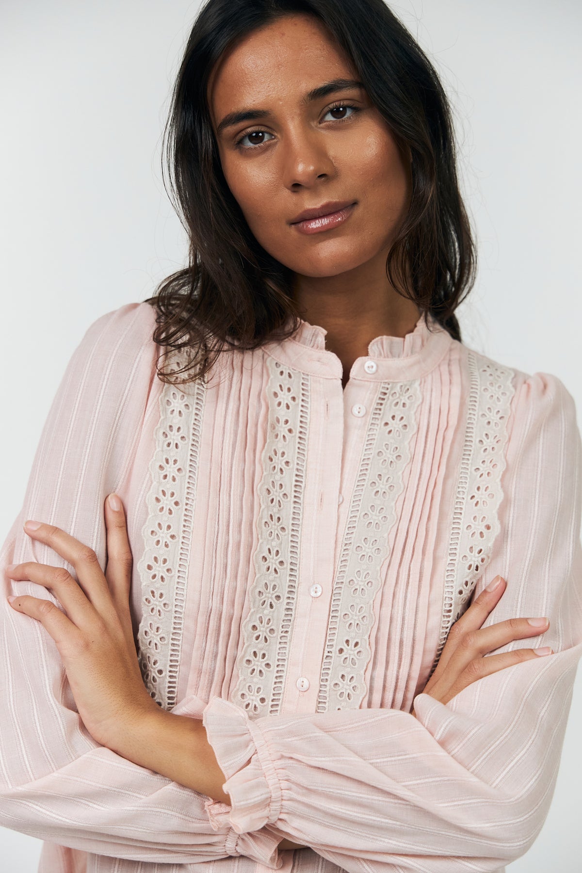 Lollys Laundry ArielLL Skjorte Shirt Lyserød