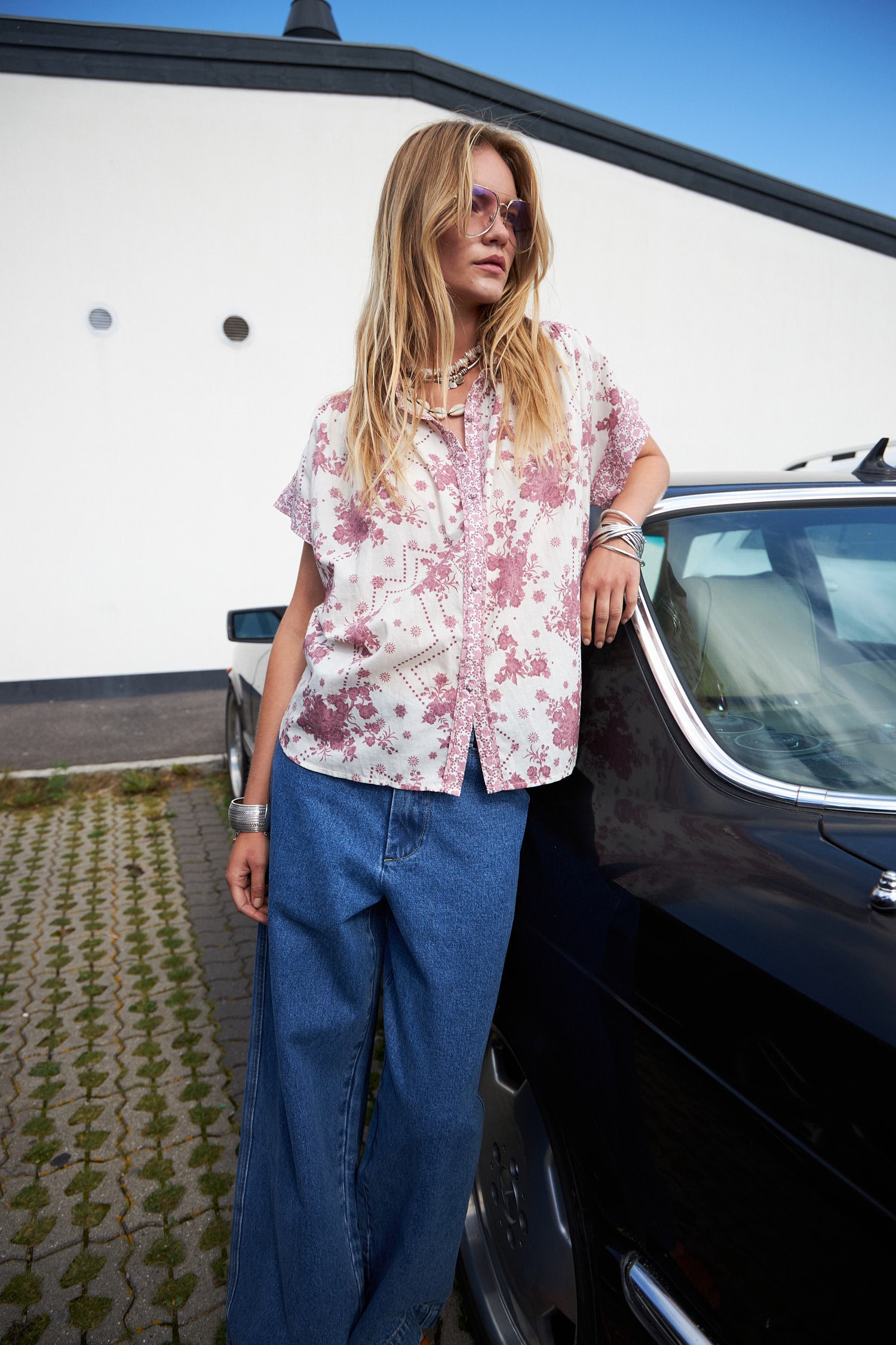 Lollys Laundry BadalLL Skjorte Shirt 74 Flower Print