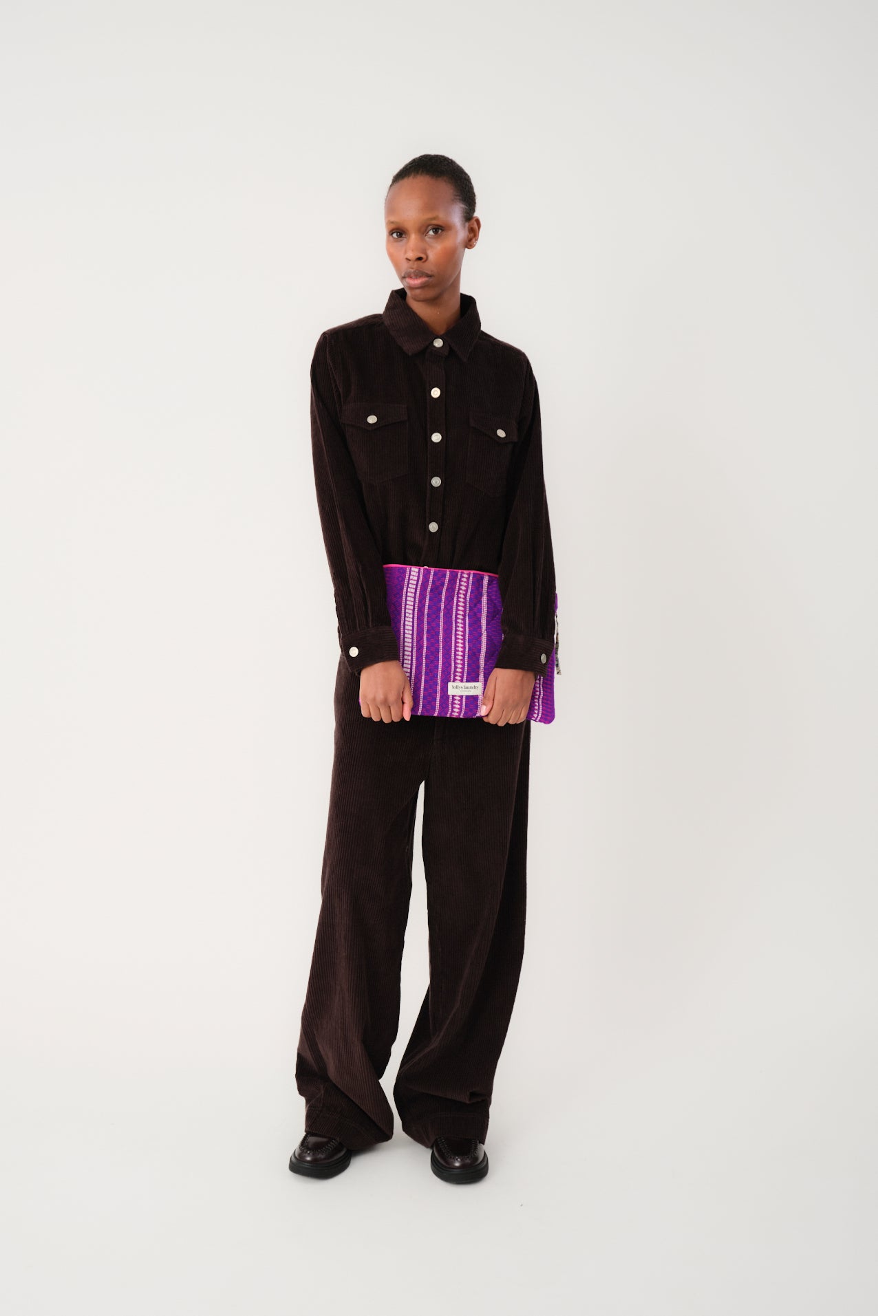 Lollys Laundry BigumLL Skjorte Shirt 87 Dark Mokka
