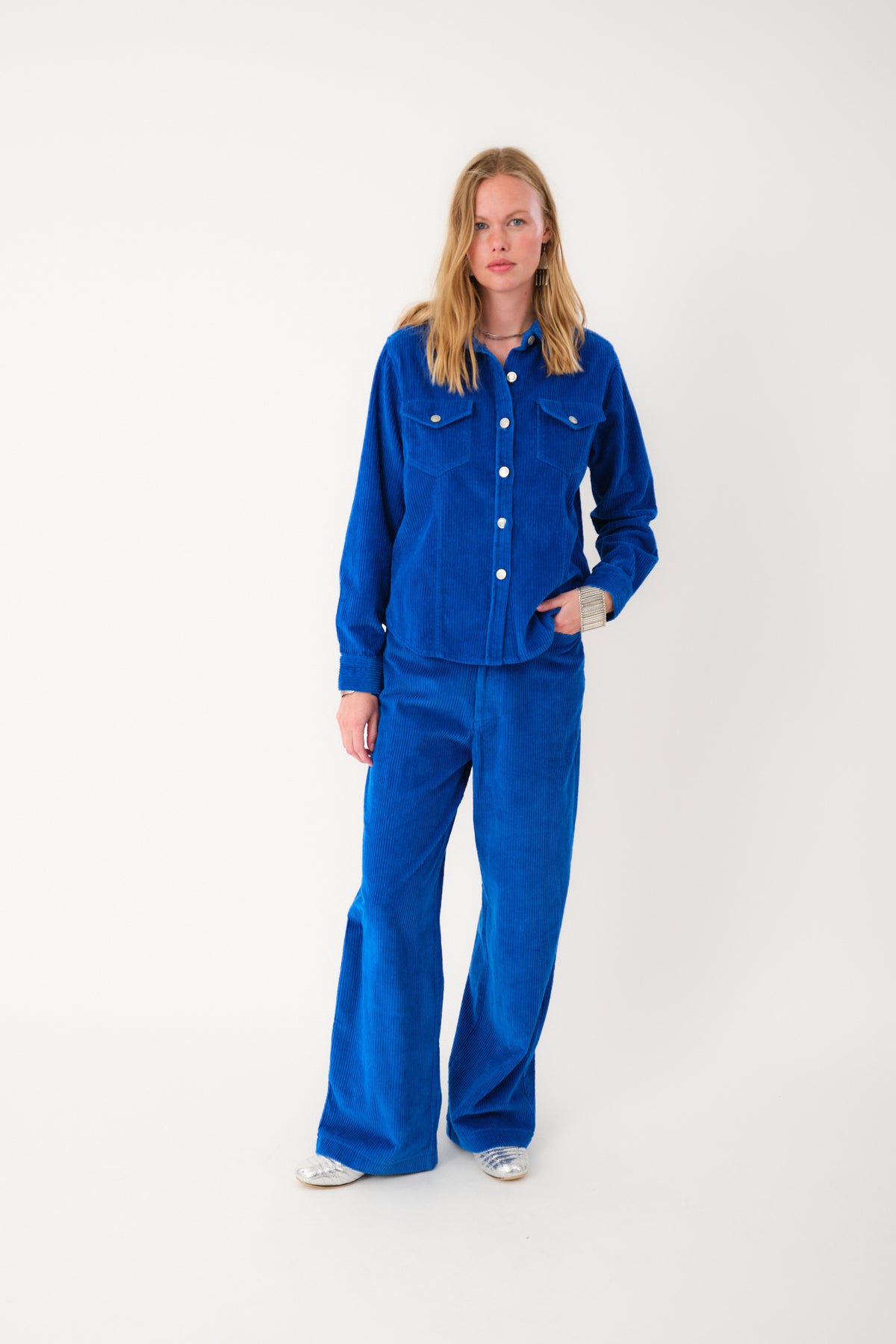 Lollys Laundry BigumLL Skjorte Shirt 97 Neon Blue