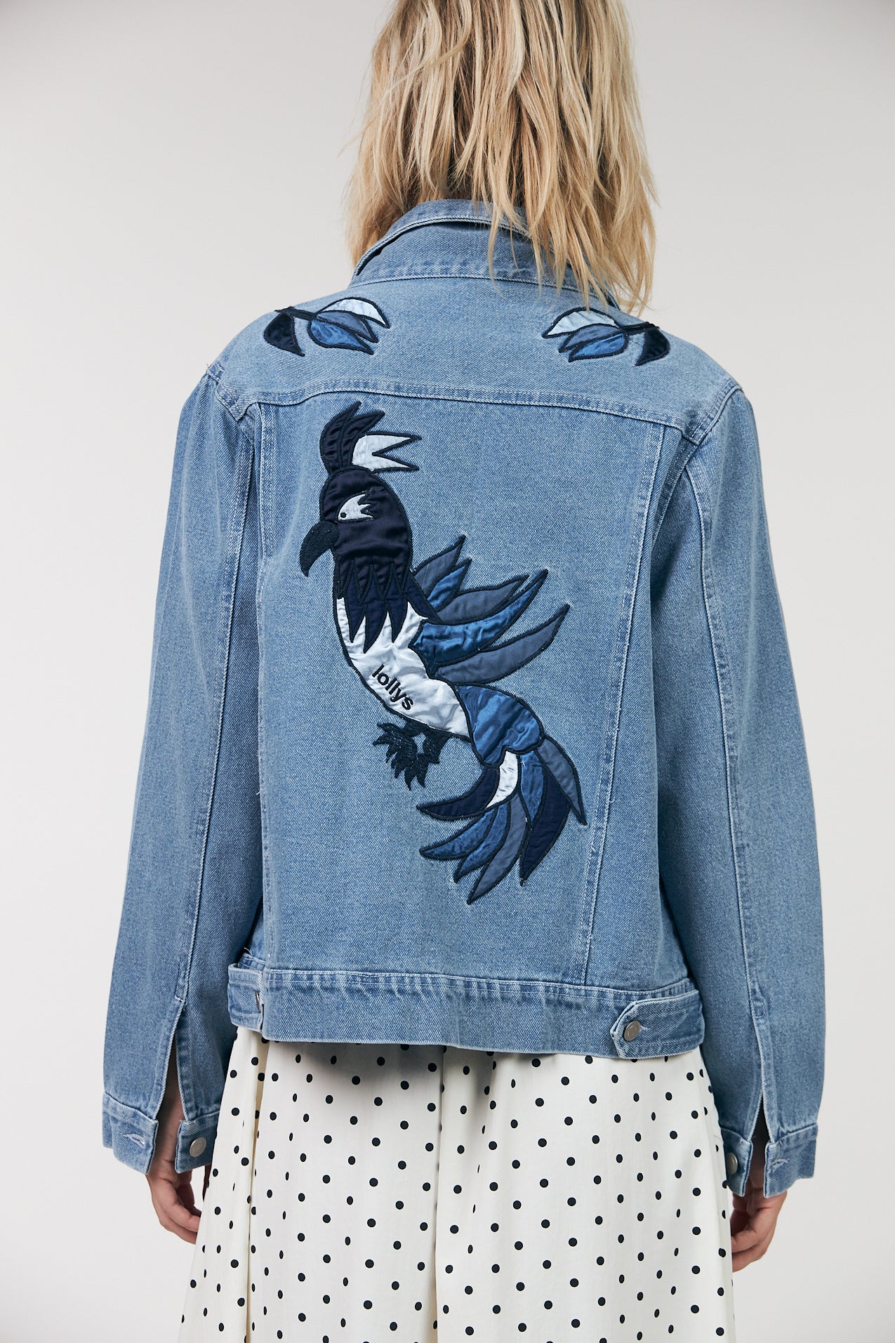 Lollys Laundry BirdLL Denimjakke Jacket Blå denim