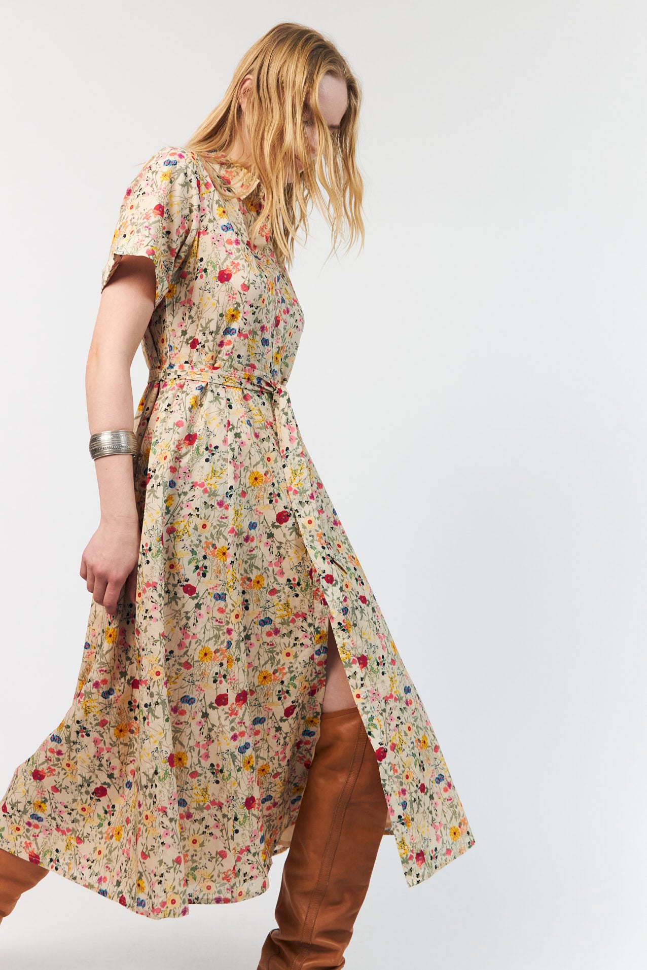 BlakeLL Midi Kjole - Blomsterprint