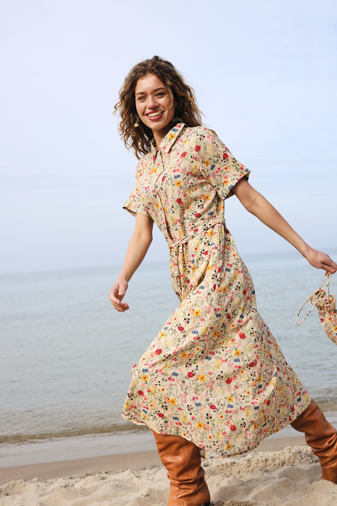 BlakeLL Midi Kjole - Blomsterprint