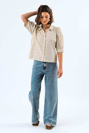 Lollys Laundry BonoLL Skjorte Shirt 39 Yellow