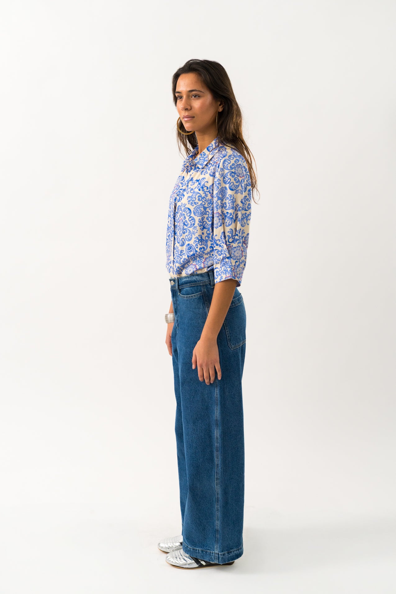Lollys Laundry BonoLL Skjorte Shirt 22 Light Blue
