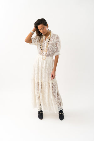 Lollys Laundry BonoLL Skjorte Shirt 02 Creme