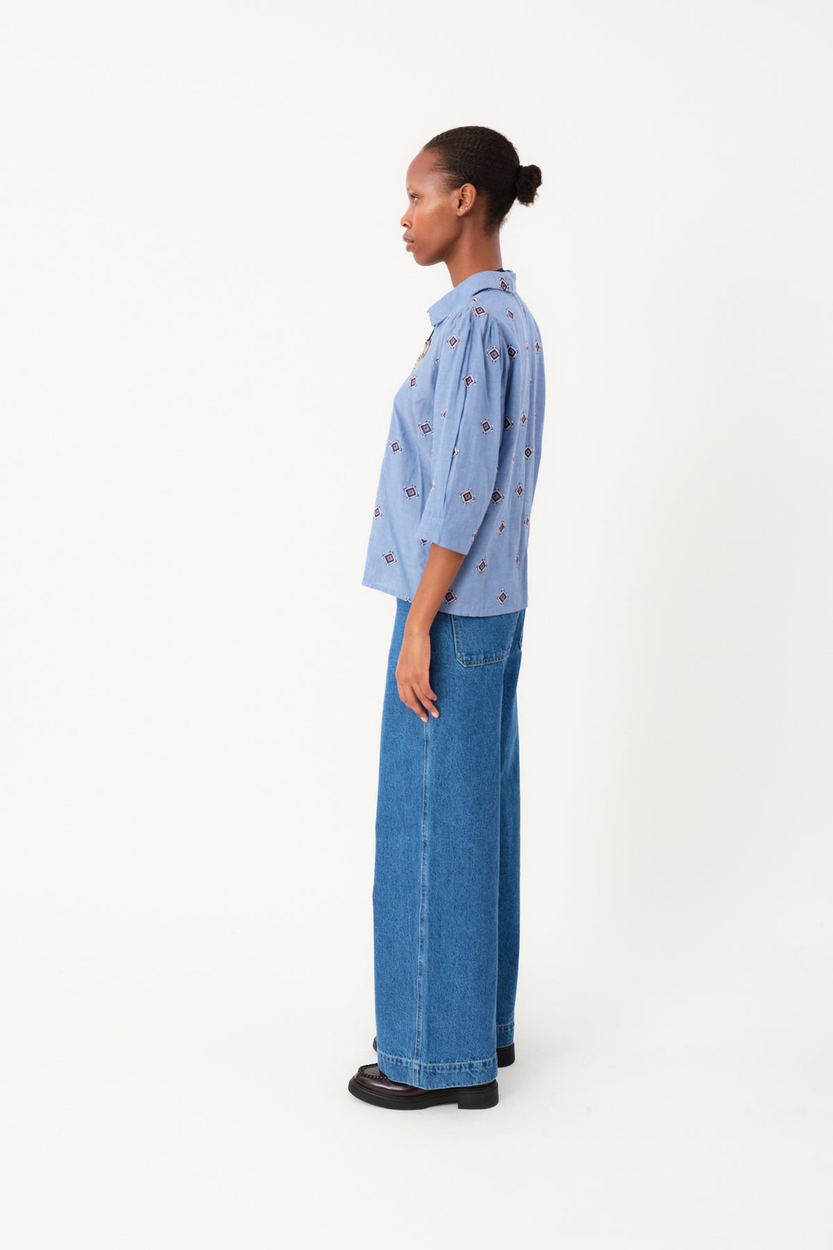 Lollys Laundry BonoLL Skjorte Shirt Lyseblå