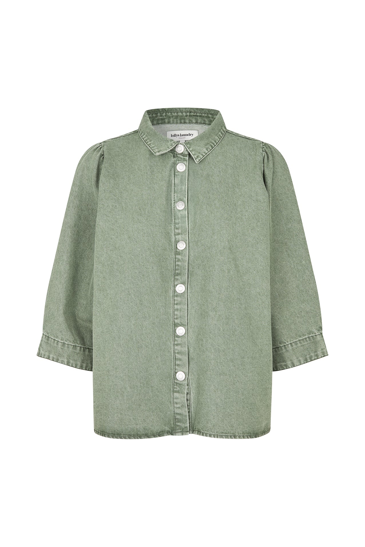 Lollys Laundry BonoLL Skjorte Shirt 49 49 Dusty Green