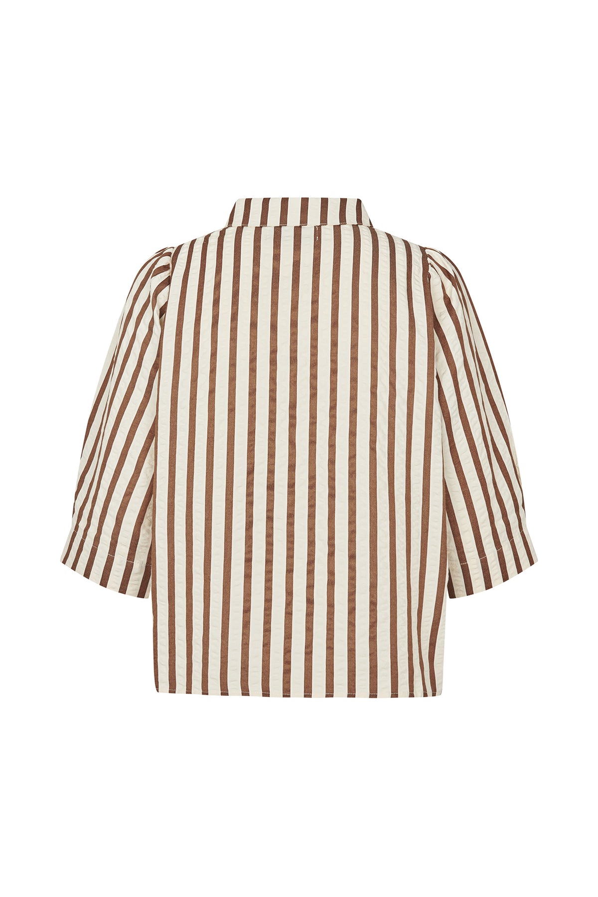 Lollys Laundry BonoLL Skjorte Shirt Mørkebrun