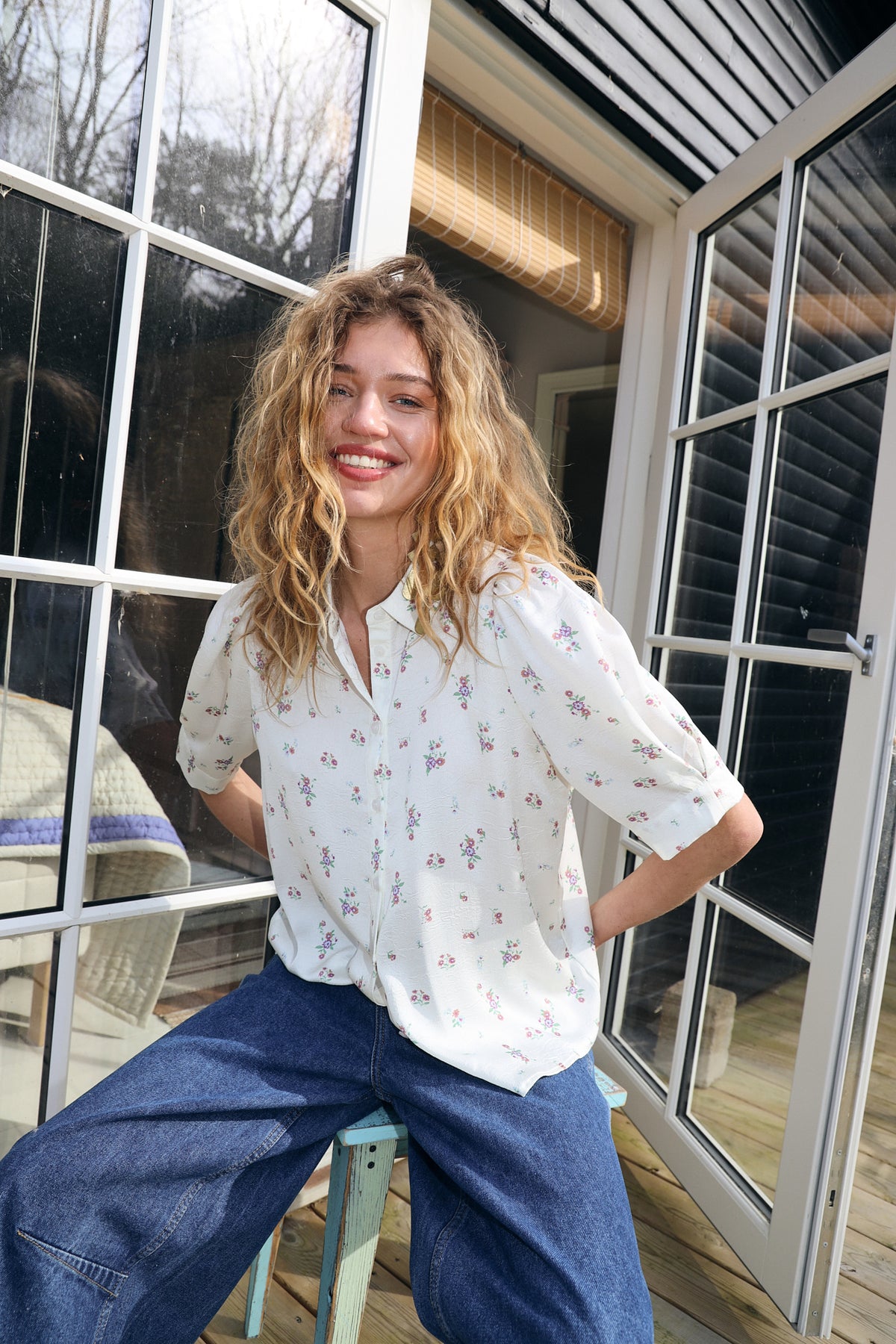 Lollys Laundry BonoLL Skjorte Shirt Creme