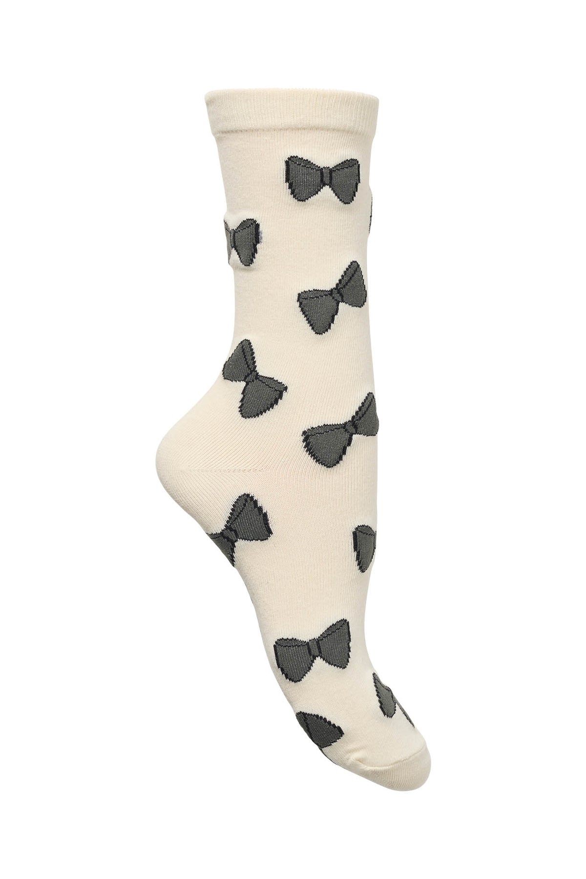 Lollys Laundry BowLL Strømper Socks Creme