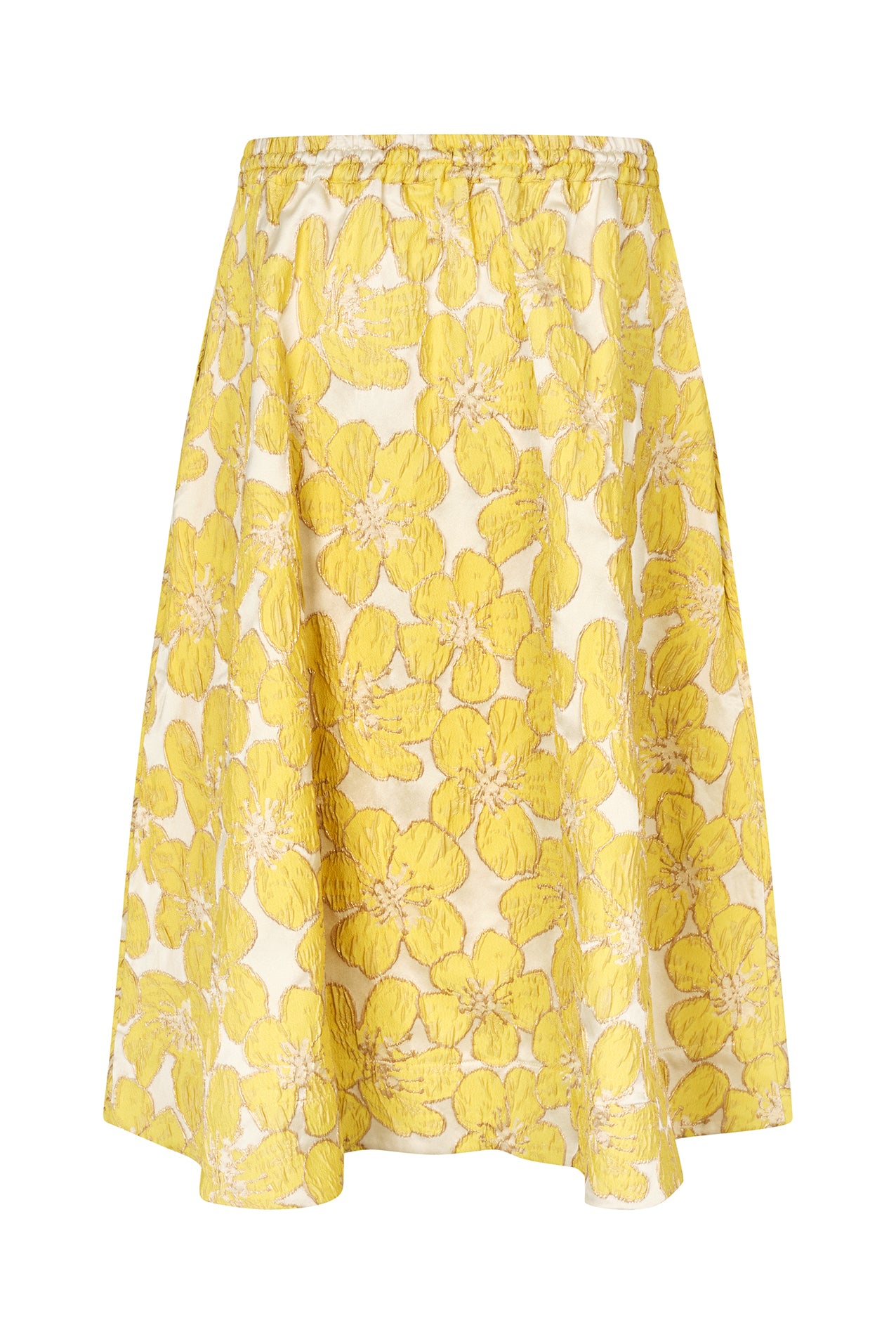 BristolLL Midi Nederdel - Light Yellow