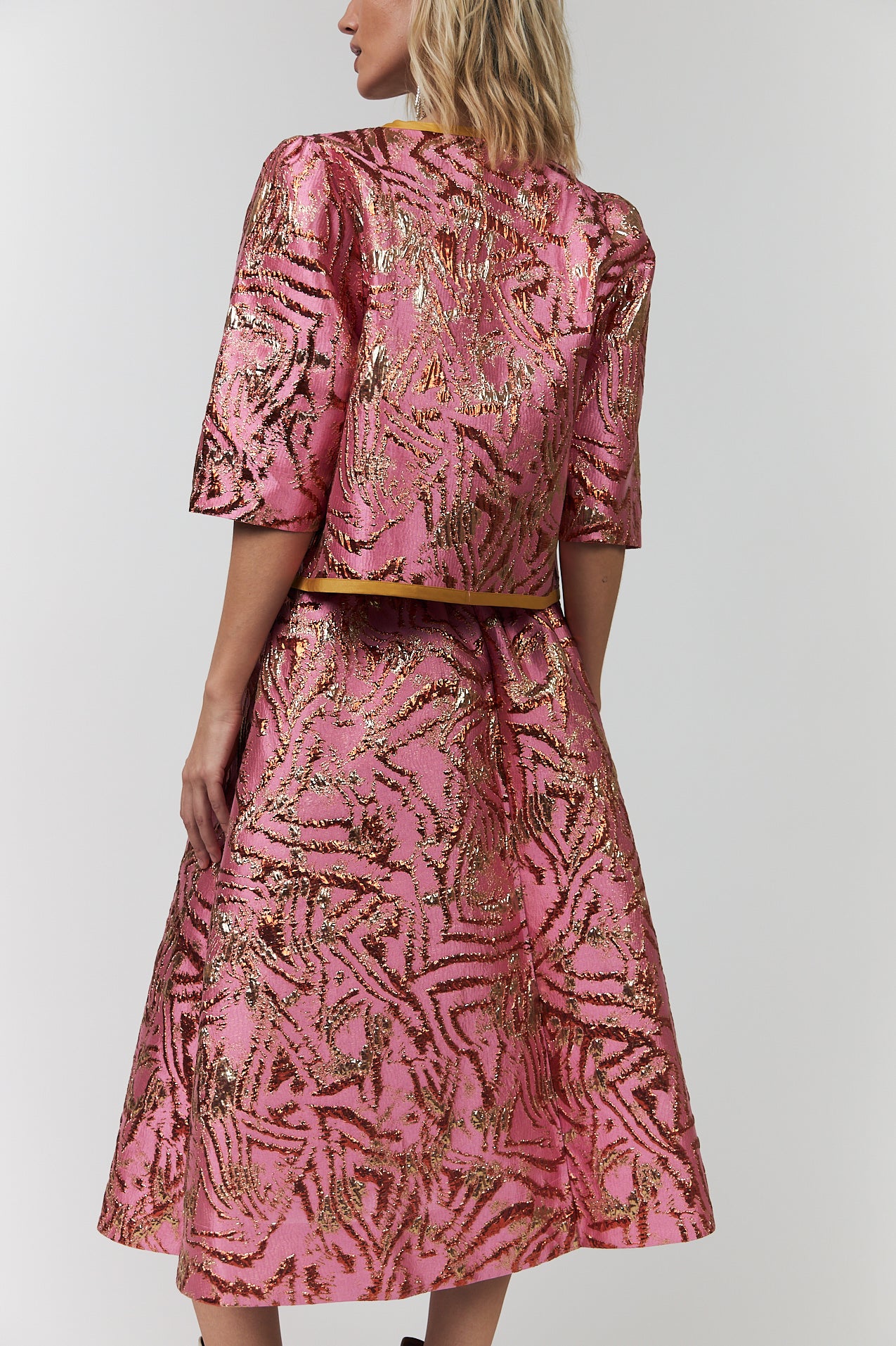 Lollys Laundry BristolLL Midi Nederdel Skirt Pink