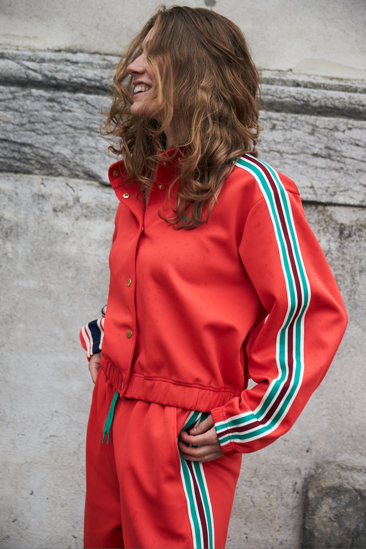 Lollys Laundry BrooklynnLL kort Jakke Jacket Rød