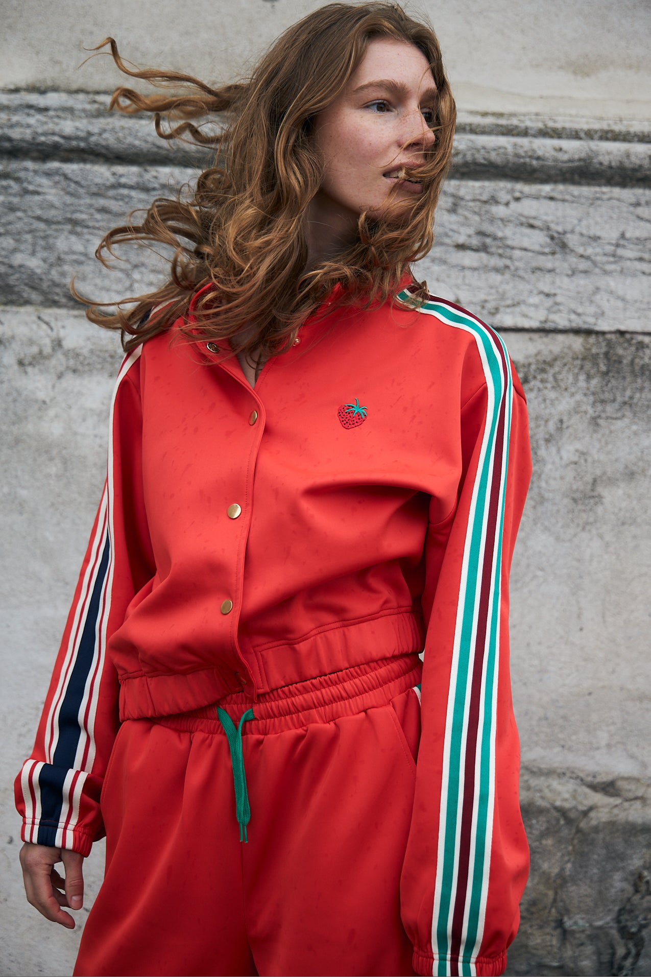 Lollys Laundry BrooklynnLL kort Jakke Jacket Rød