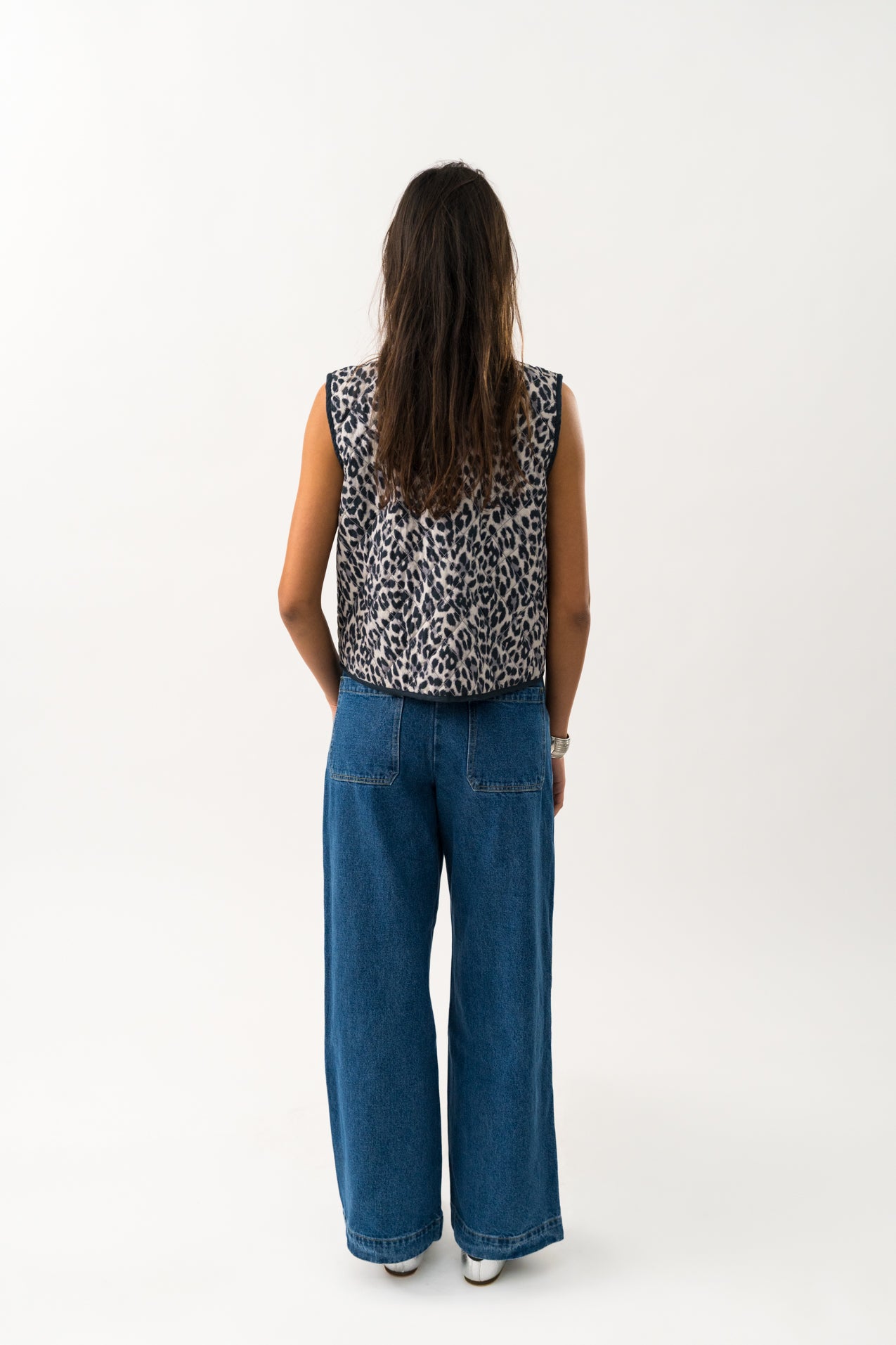 CairoLL Quilted Vest - Leopard Print