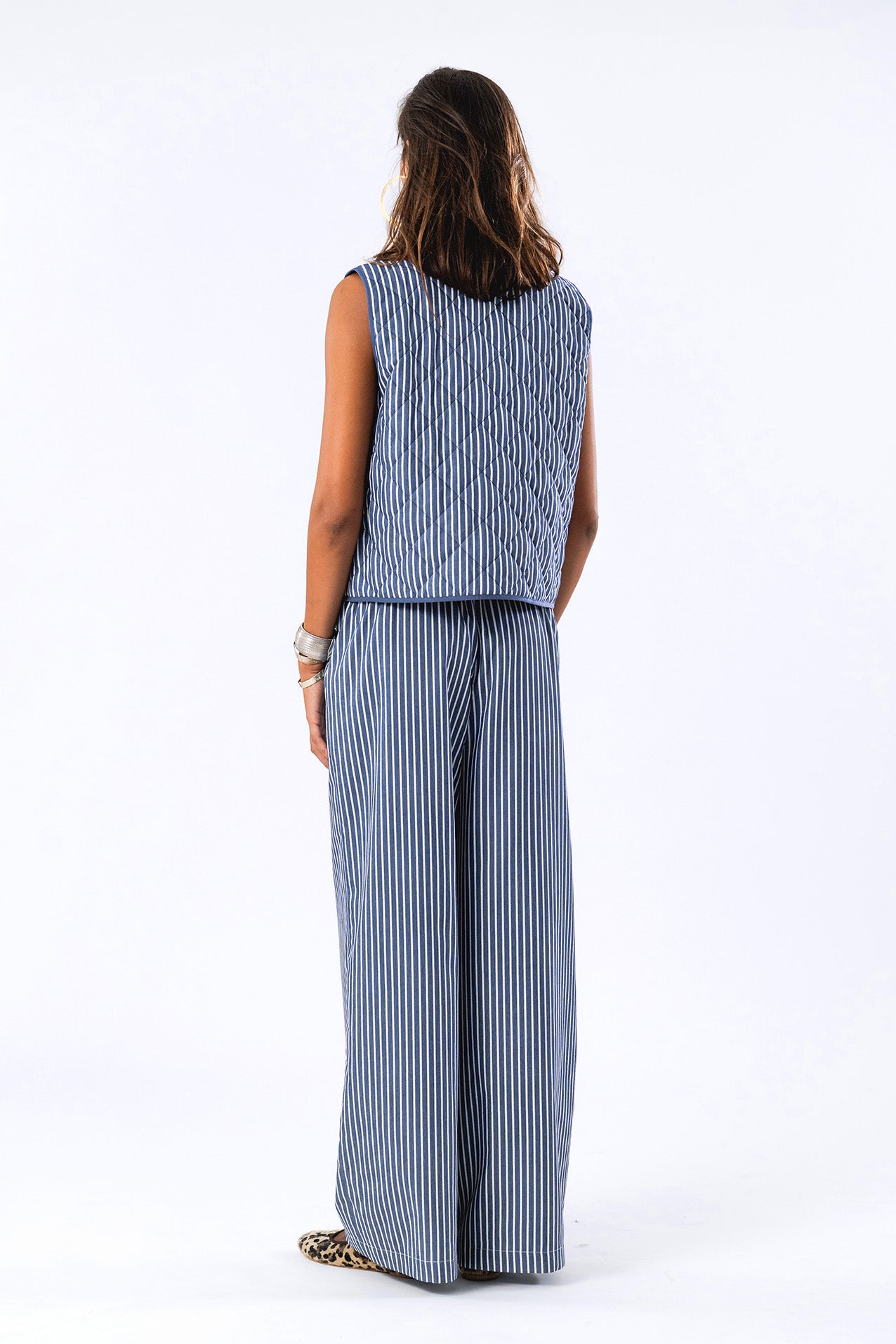 CairoLL Quilted Vest - Stripe