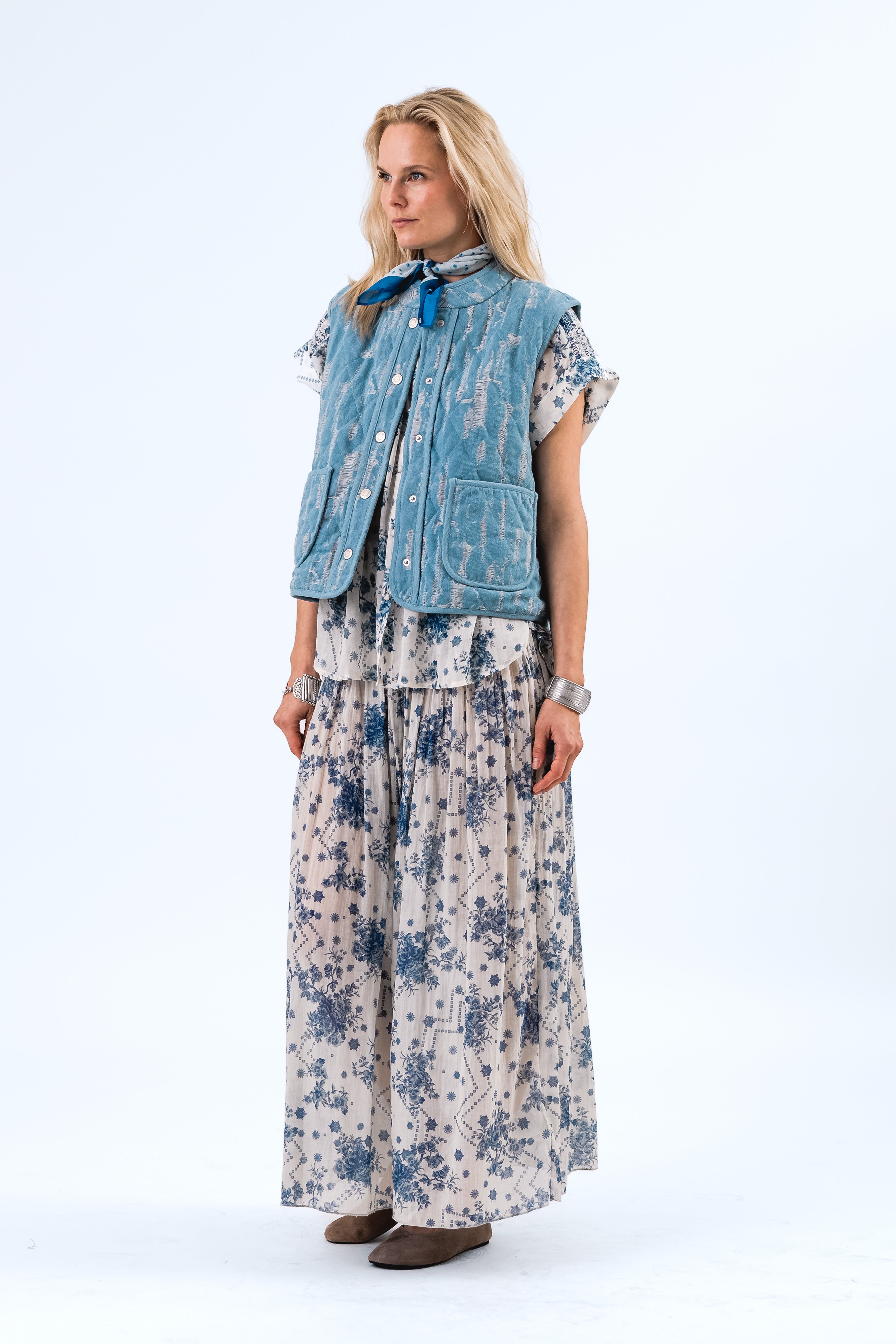 CairoLL Vest - Washed Denim