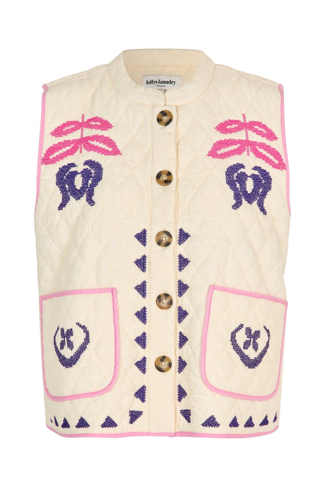 Lollys Laundry CairoLL Vest Vest Creme